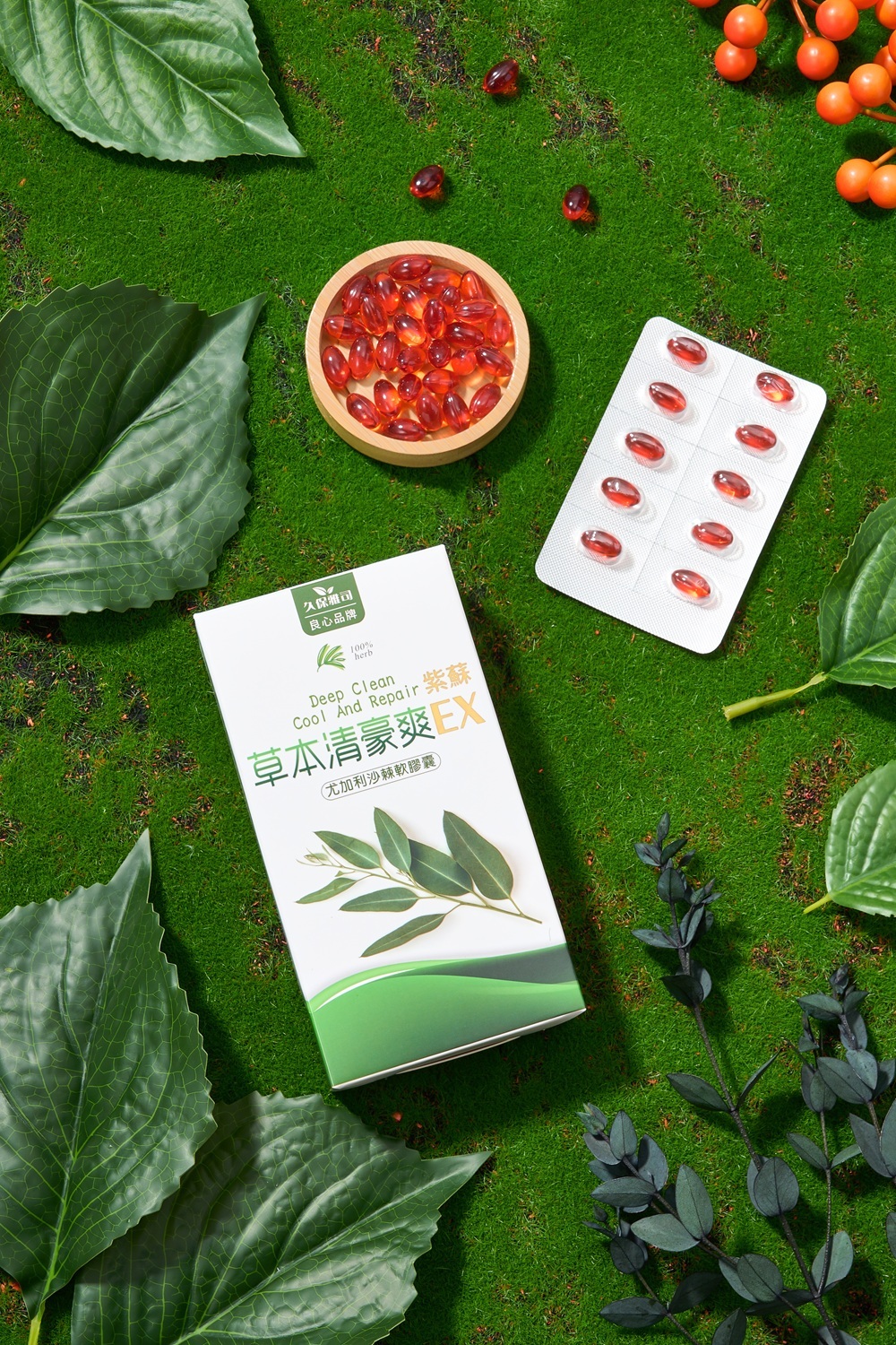 久保雅司｜草本清豪爽EX紫蘇膠囊