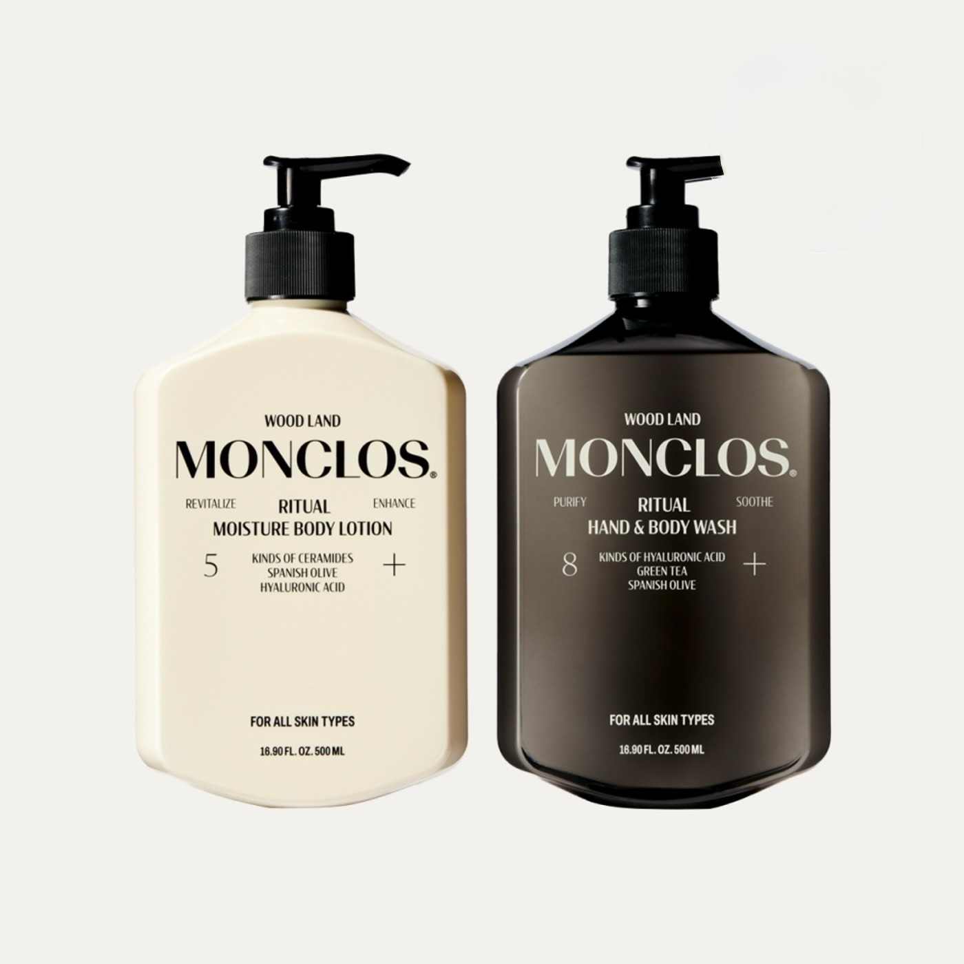 MONCLOS - 沐浴露加潤膚露套裝