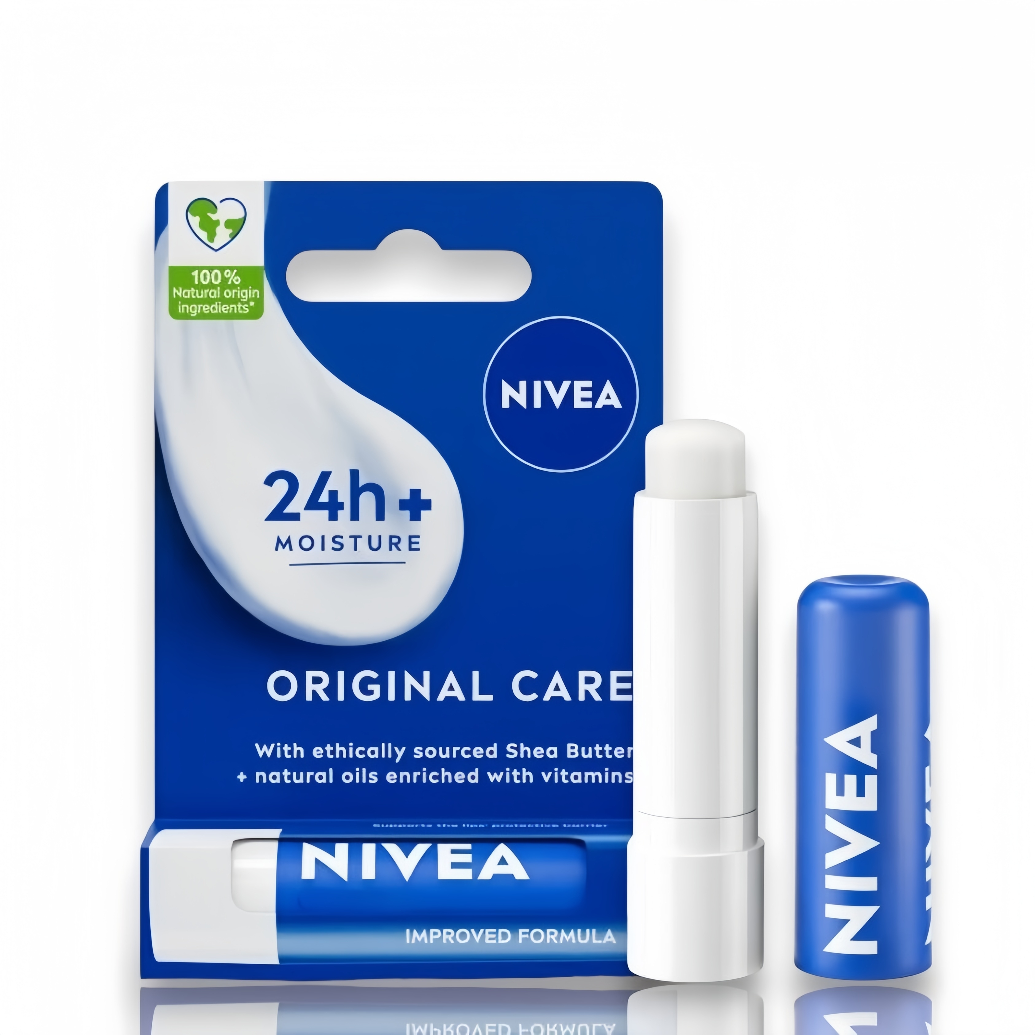 Nivea CeuticalsOriginal Care - 原味滋養潤唇膏 4.8g (平行進口)