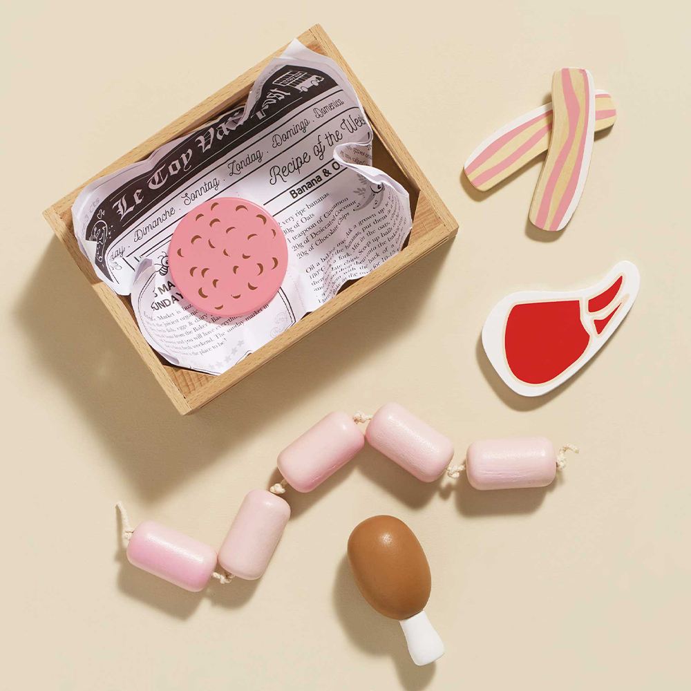 Le Toy Van 角色扮演 - 新鮮肉品盒玩具組