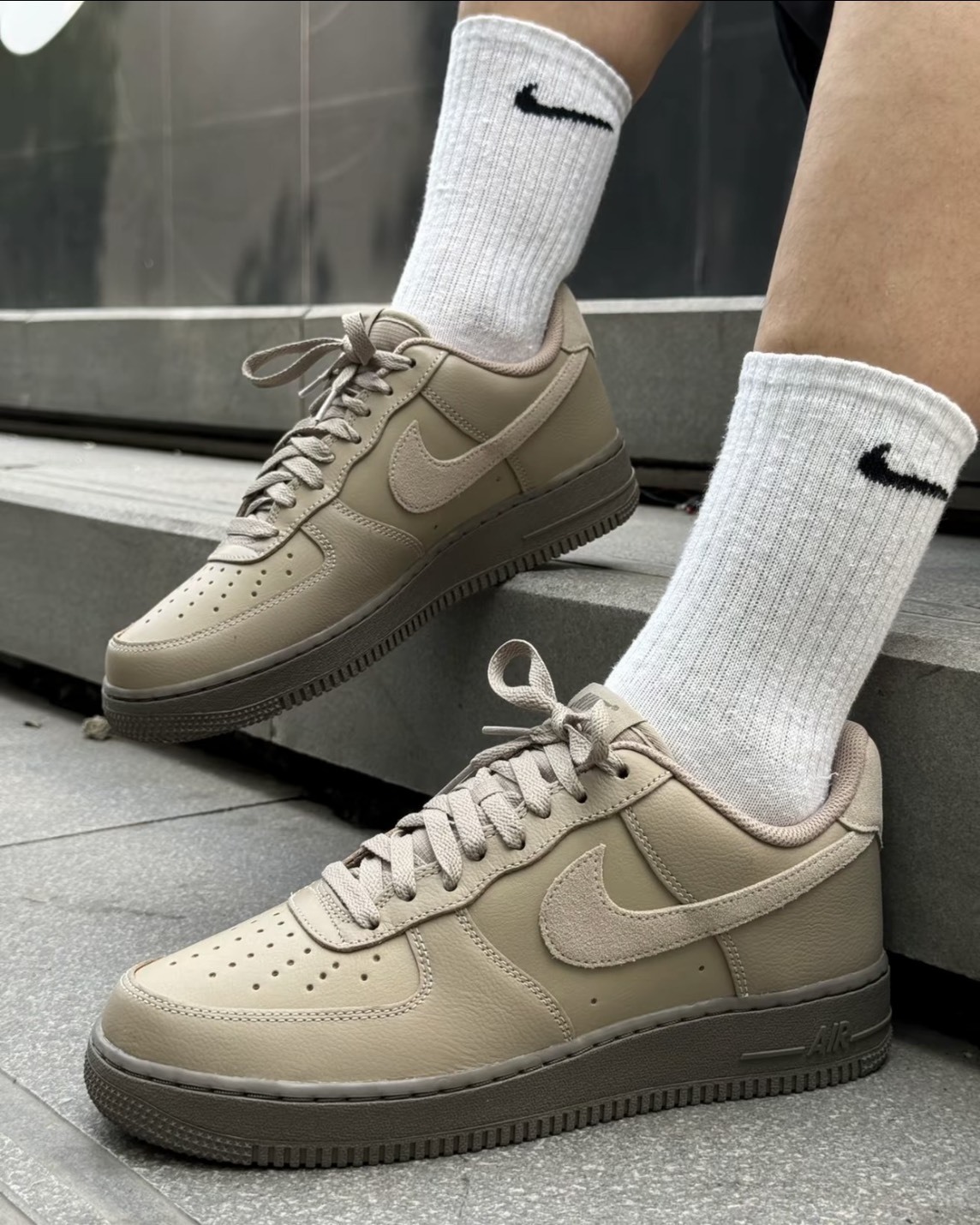 NG品-23.5cm-Nike Air Force 1 冷淡棕