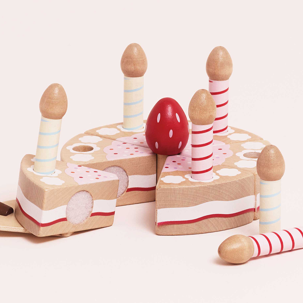 Le Toy Van 角色扮演 - 香草生日蛋糕玩具組