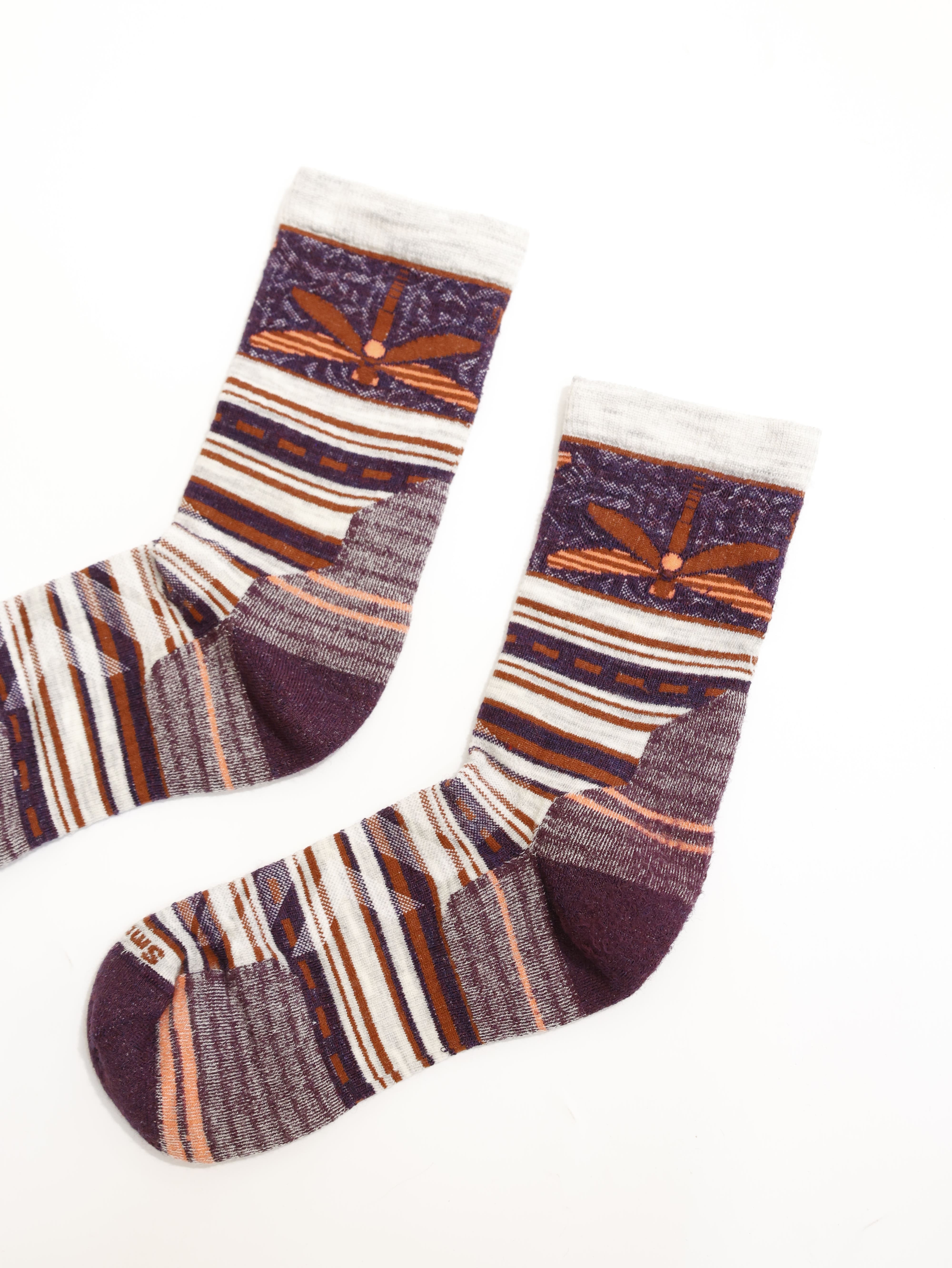 【 S 號】SMARTWOOL 羊毛襪 女 機能戶外局部輕量減震中筒襪 蜻蜓 SW002879069