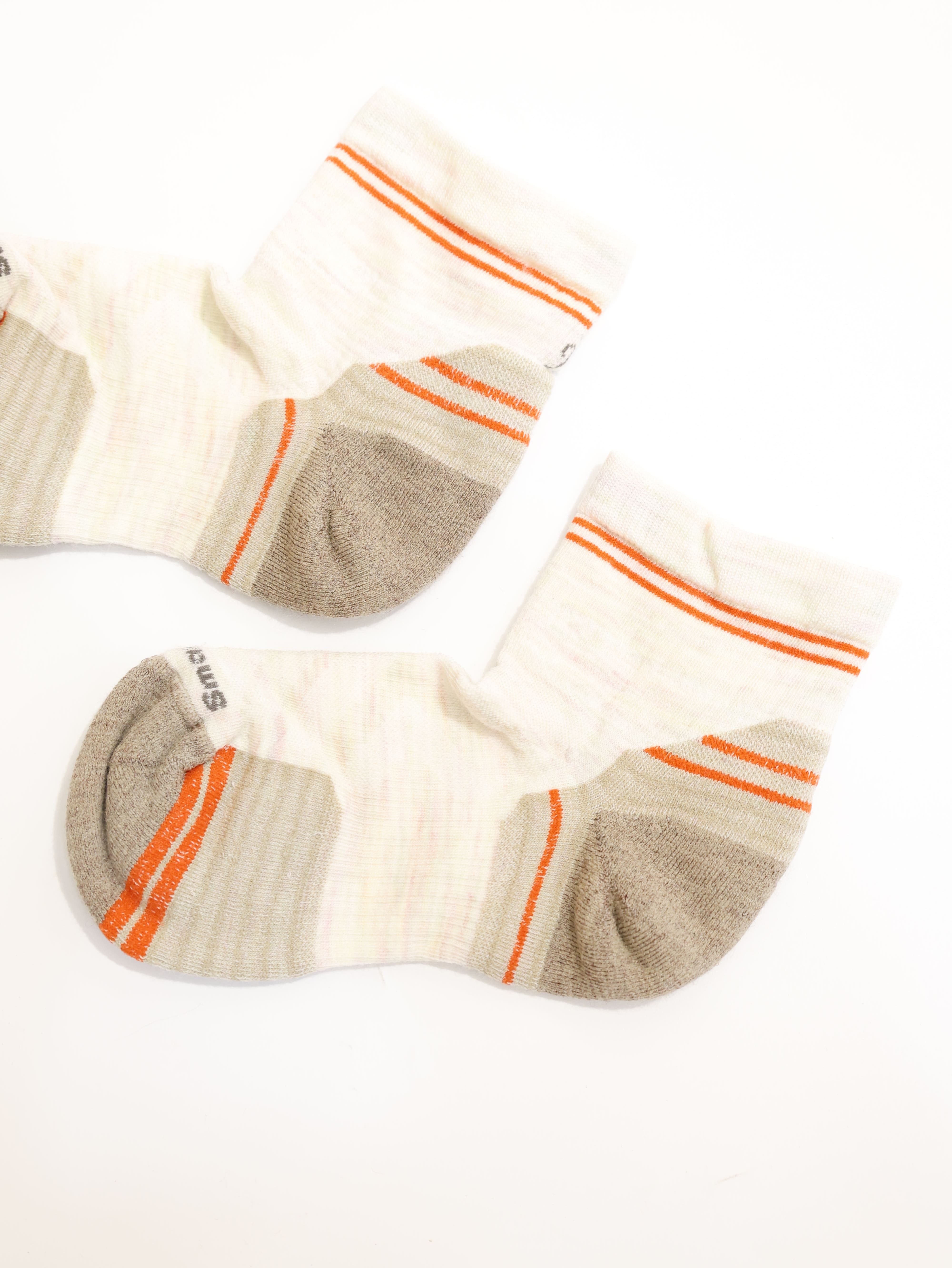【 S 號】SMARTWOOL 羊毛襪 女機能戶外局部減震低筒襪 米白 SW002497A81
