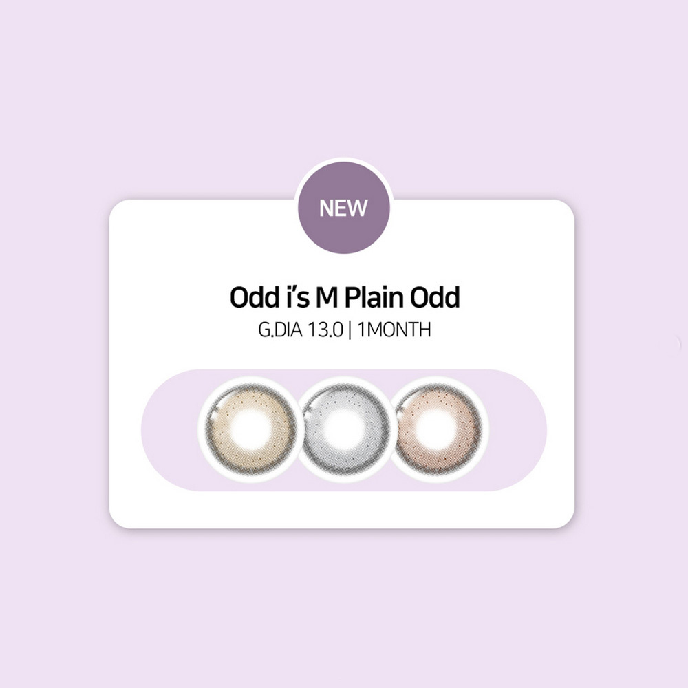 Lenstown Odd I's M Plain Odd 1 Month 美瞳 彩色 月拋 隱形眼鏡 1片