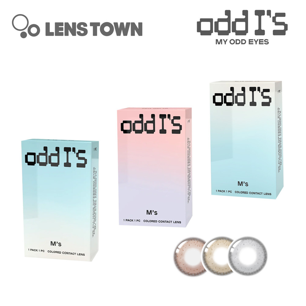 Lenstown Odd I's M Plain Odd 1 Month 美瞳 彩色 月拋 隱形眼鏡 1片