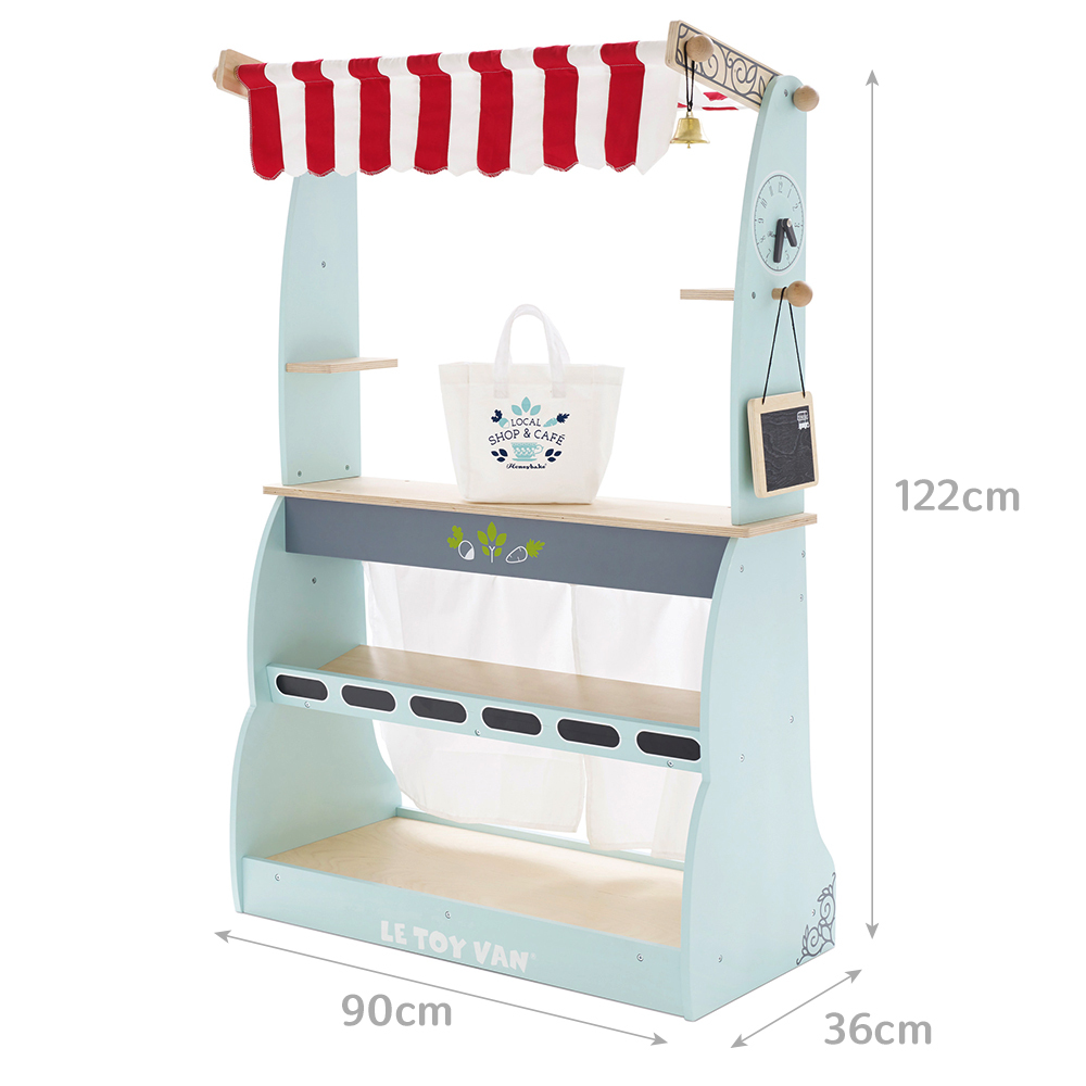 Le Toy Van 角色扮演 - 市集咖啡攤位大型玩具組