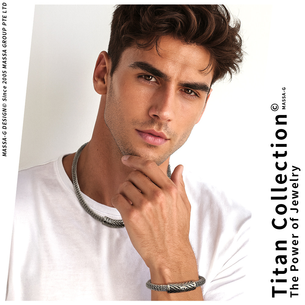 MASSA-G Titan【Hades 黑帝斯】6mm超合金鍺鈦項鍊