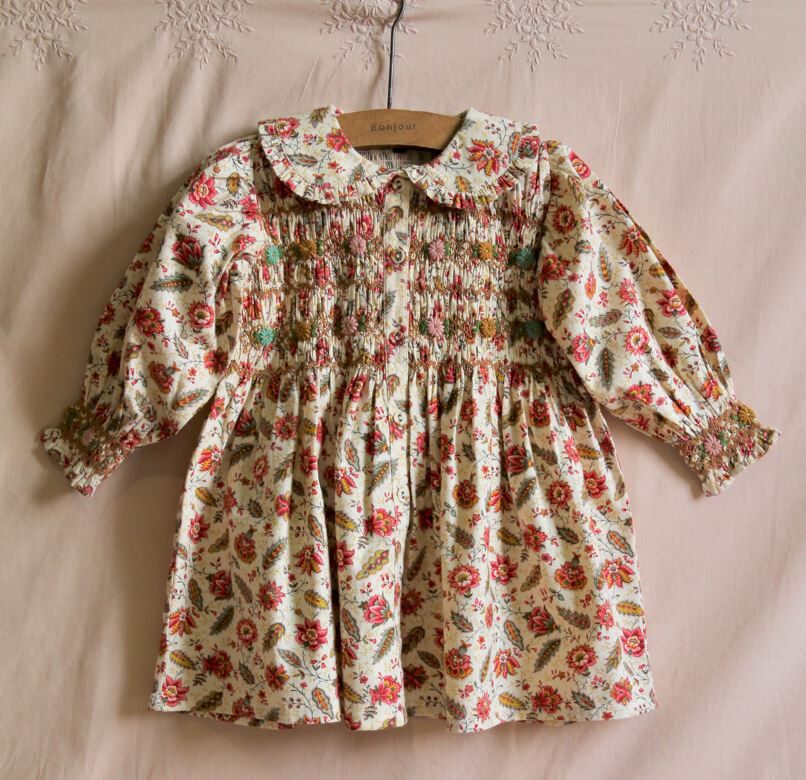 BONJOUR DIARY 浪漫刺繡印花洋裝 ROMANTIC TUNIQUE