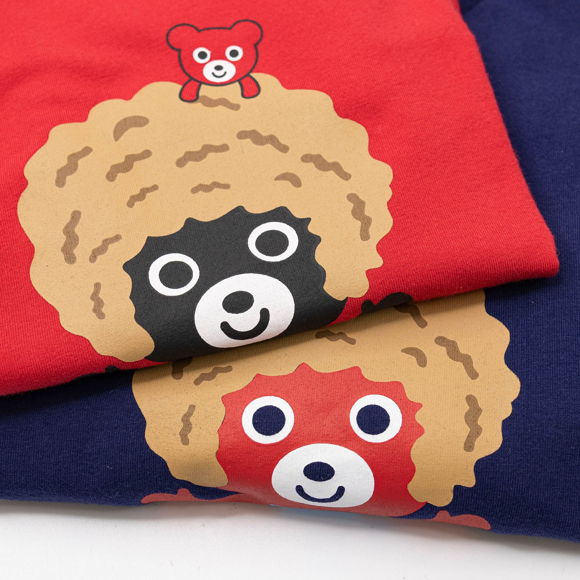 范侖鐵諾【52502】歡樂爆炸頭熊熊棉質上衣＊二色