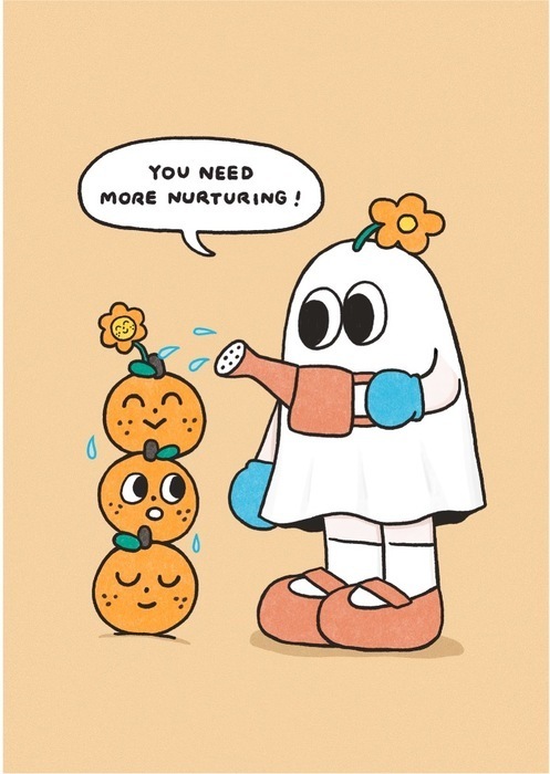 SP｜平凡乙女日記｜A4海報｜More nurturing 給你一些養份