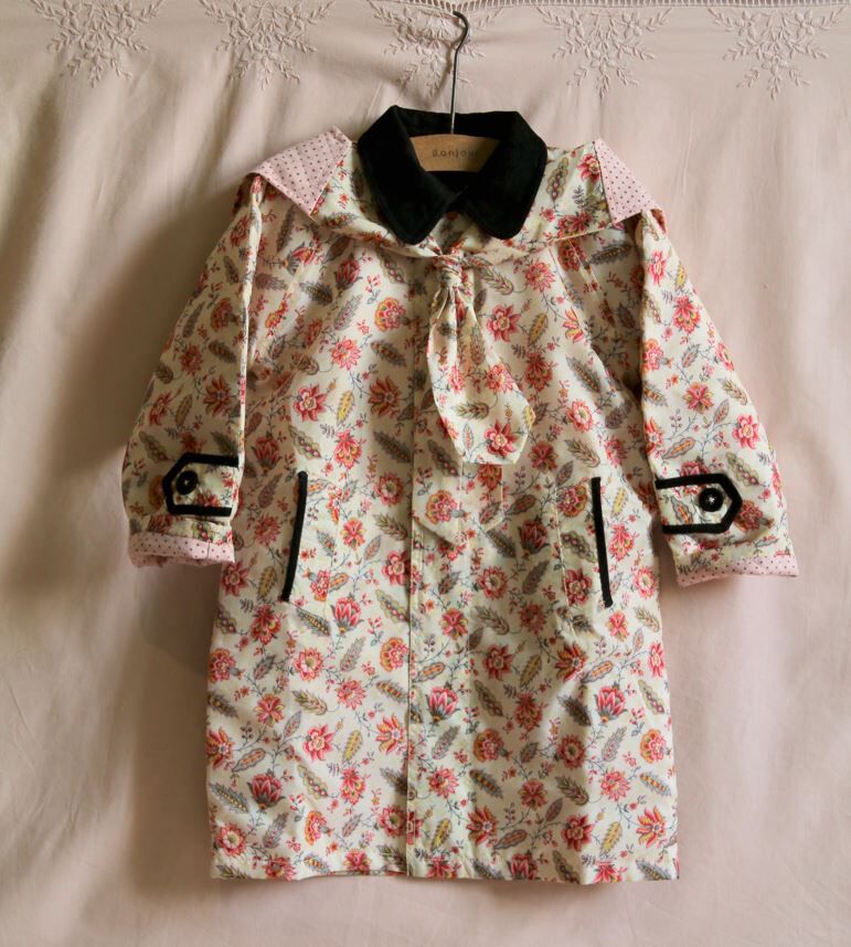 BONJOUR DIARY 防潑水印花外套 TRENCH COAT