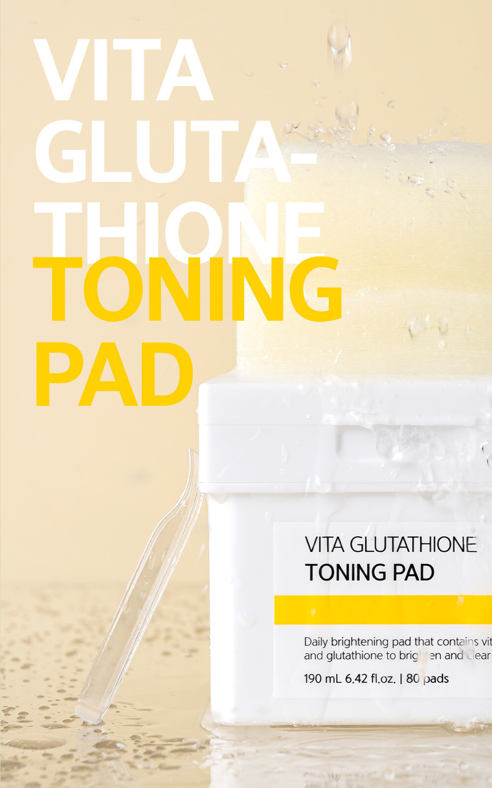 【直播】VELLA LL092321 維他穀胱甘肽棉片 (80片)