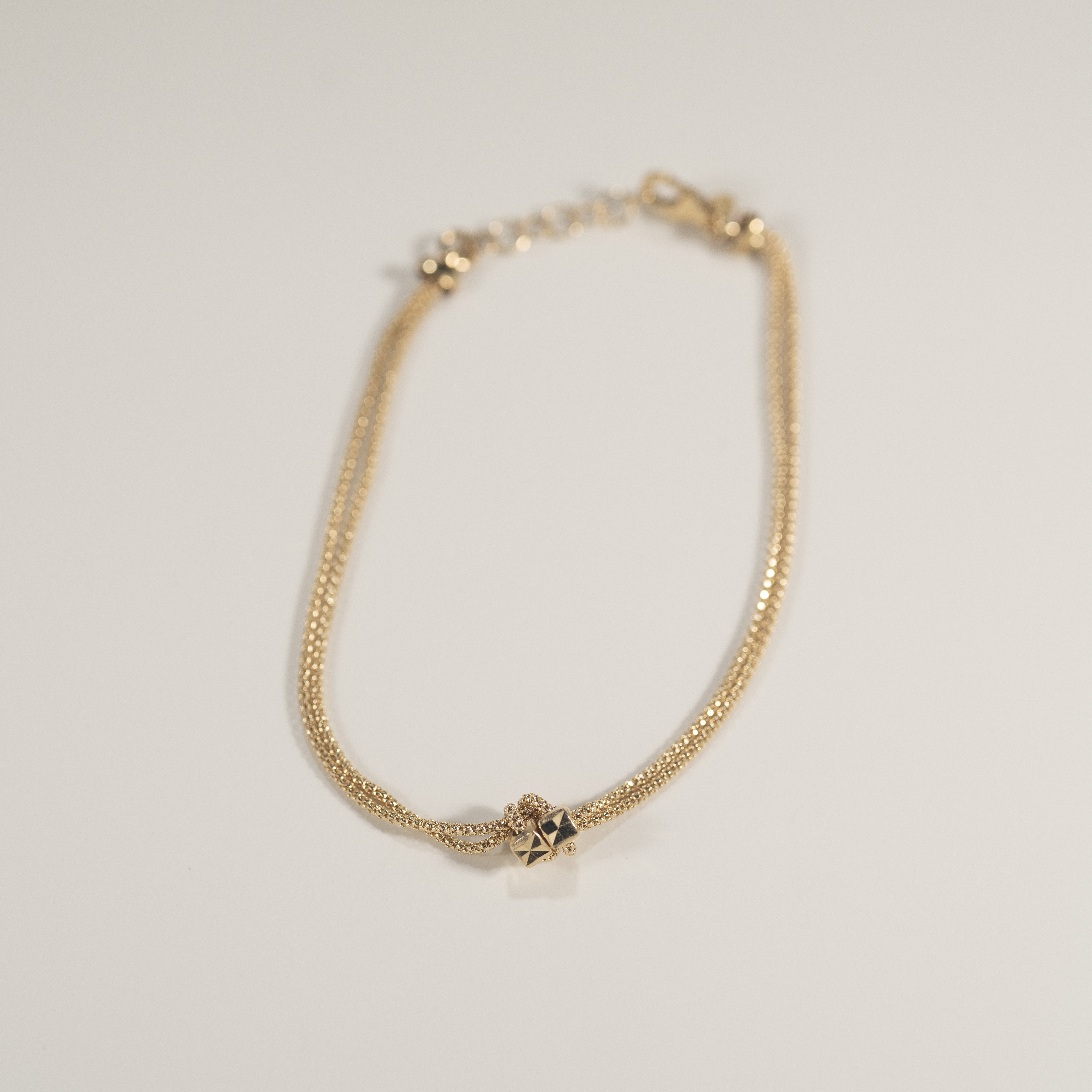 18K Cube Bracelet