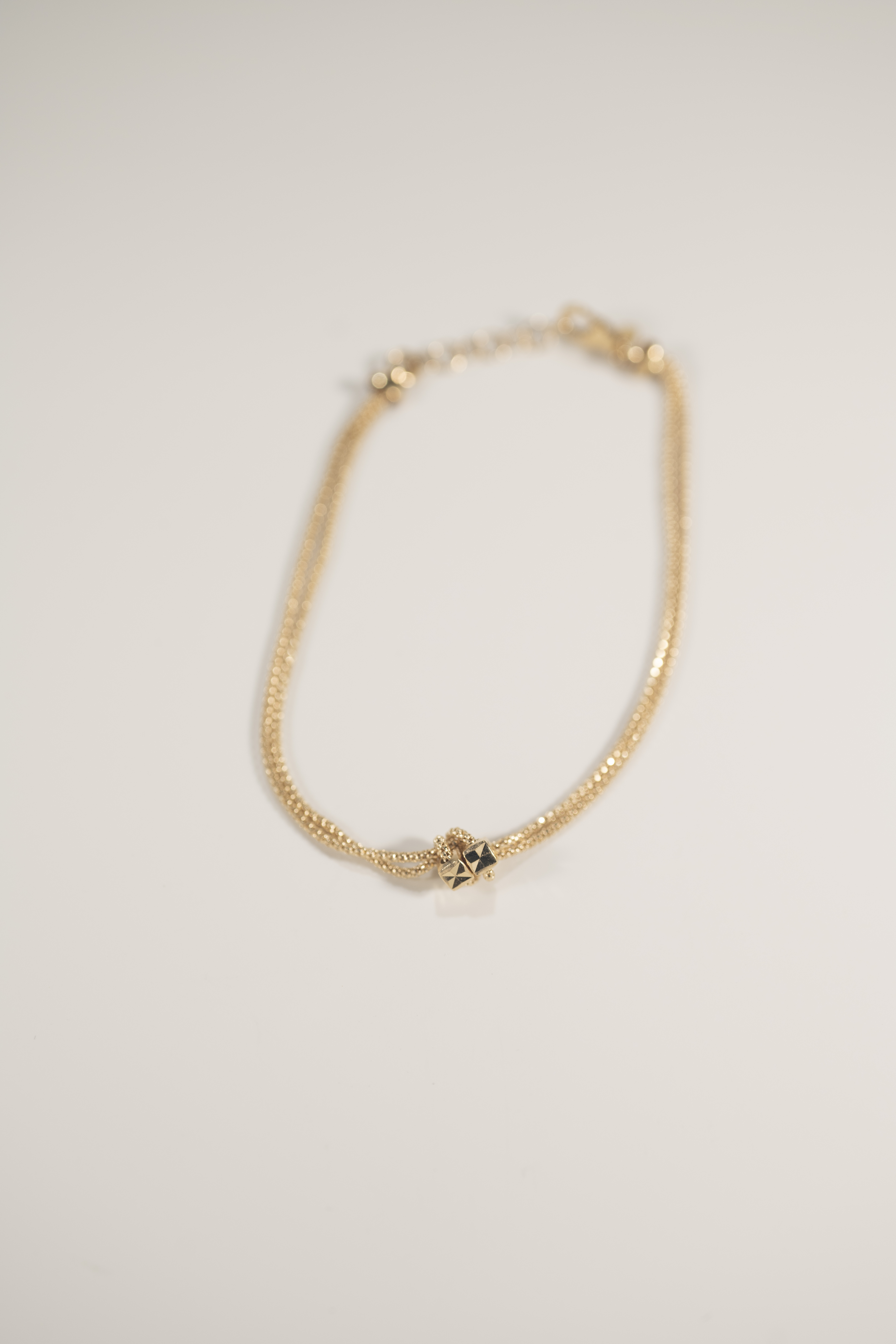 18K Cube Bracelet