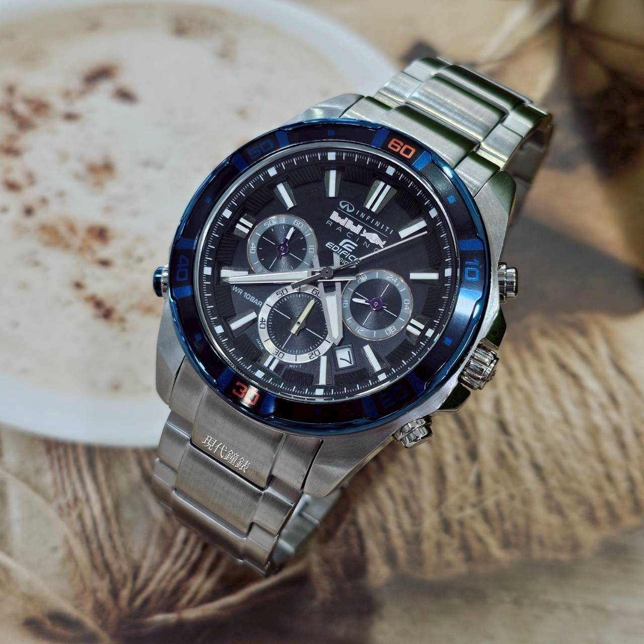 【 EDIFICE】EFR-534RB-1A 43mm Modern Watch