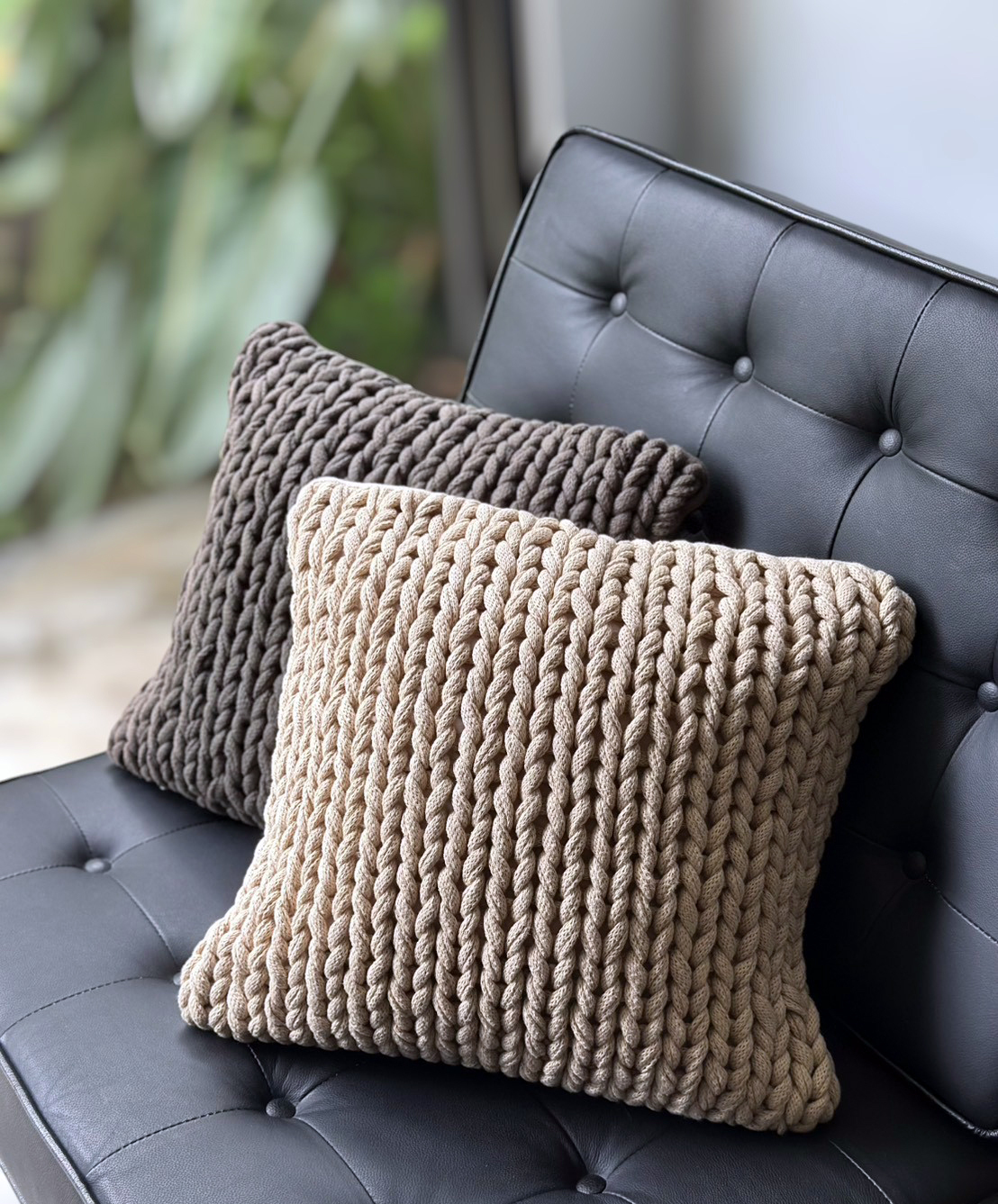 麻花編織抱枕
