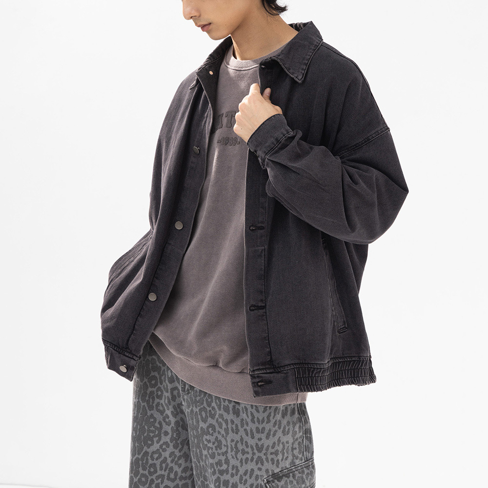 Men's Washed Color Oversized Denim Jacket M/L【02050343】in stock+pre-order