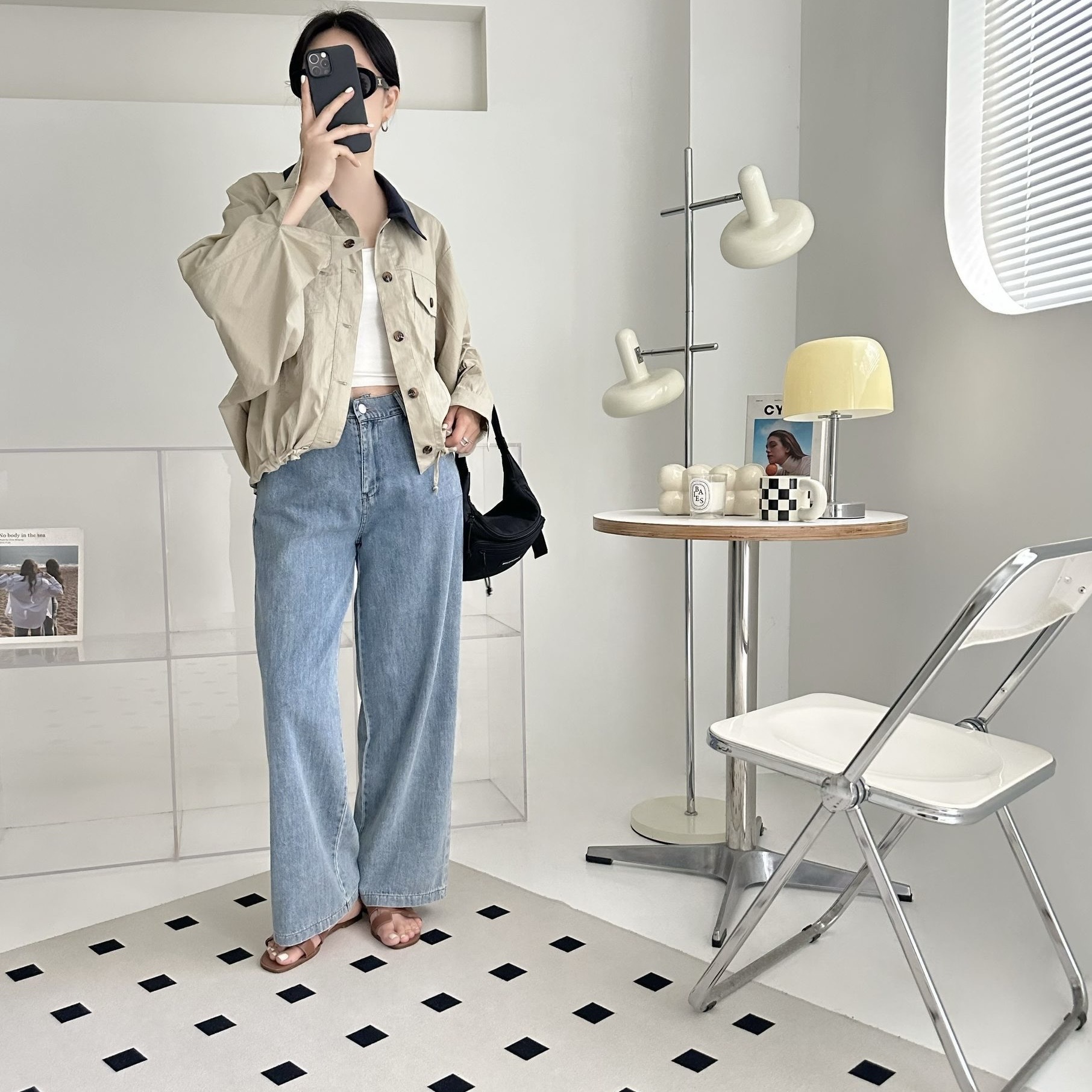 【BONNIE】拼色領兩著恤