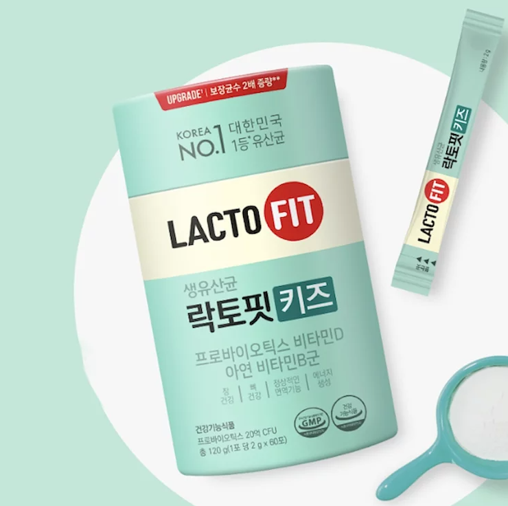 【直播】LACTO-FIT LL092325 粉綠色小朋友款腸道健康益生菌 (60條)