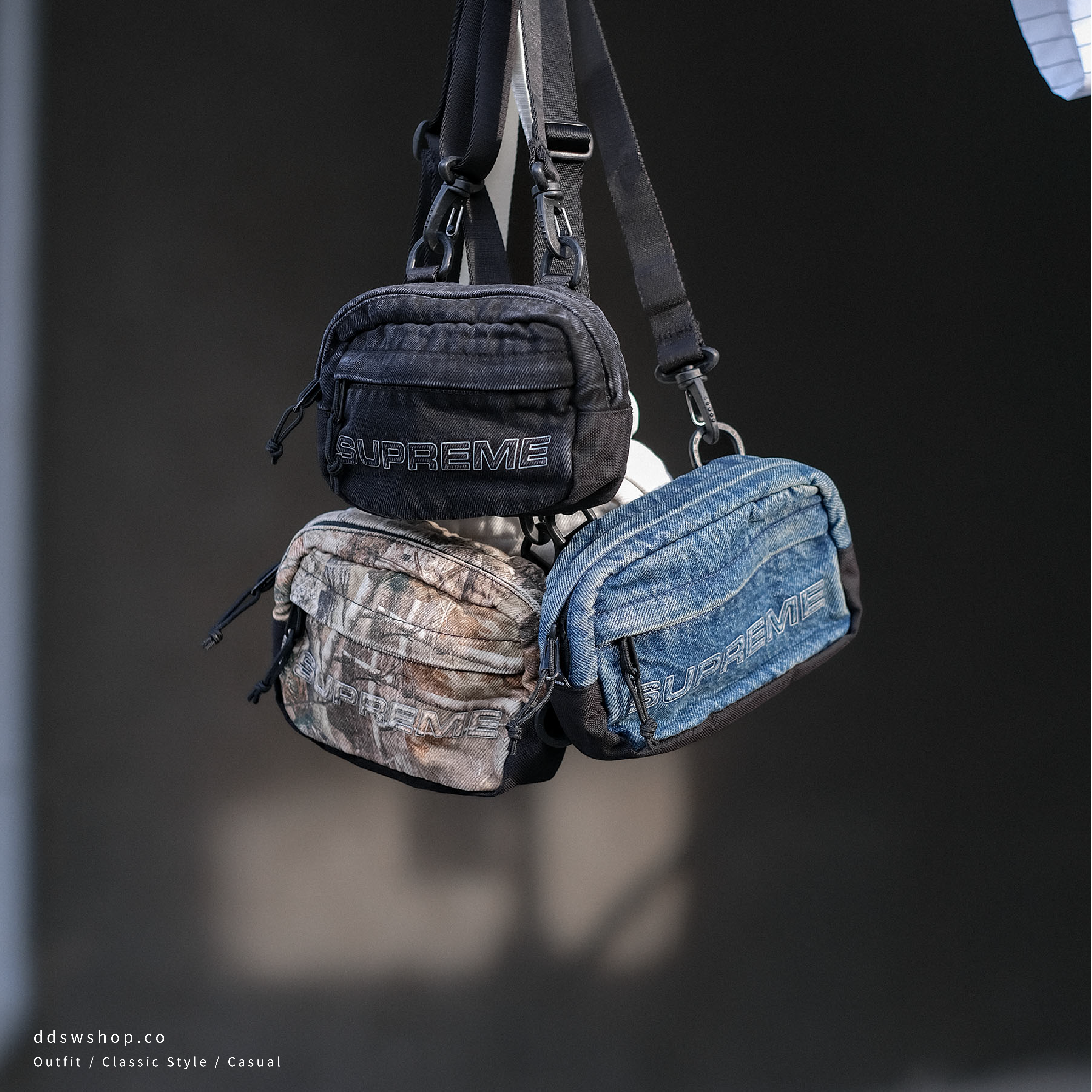 "代購+現貨" Supreme 25FW Denim Mini Shoulder Bag 小肩背包