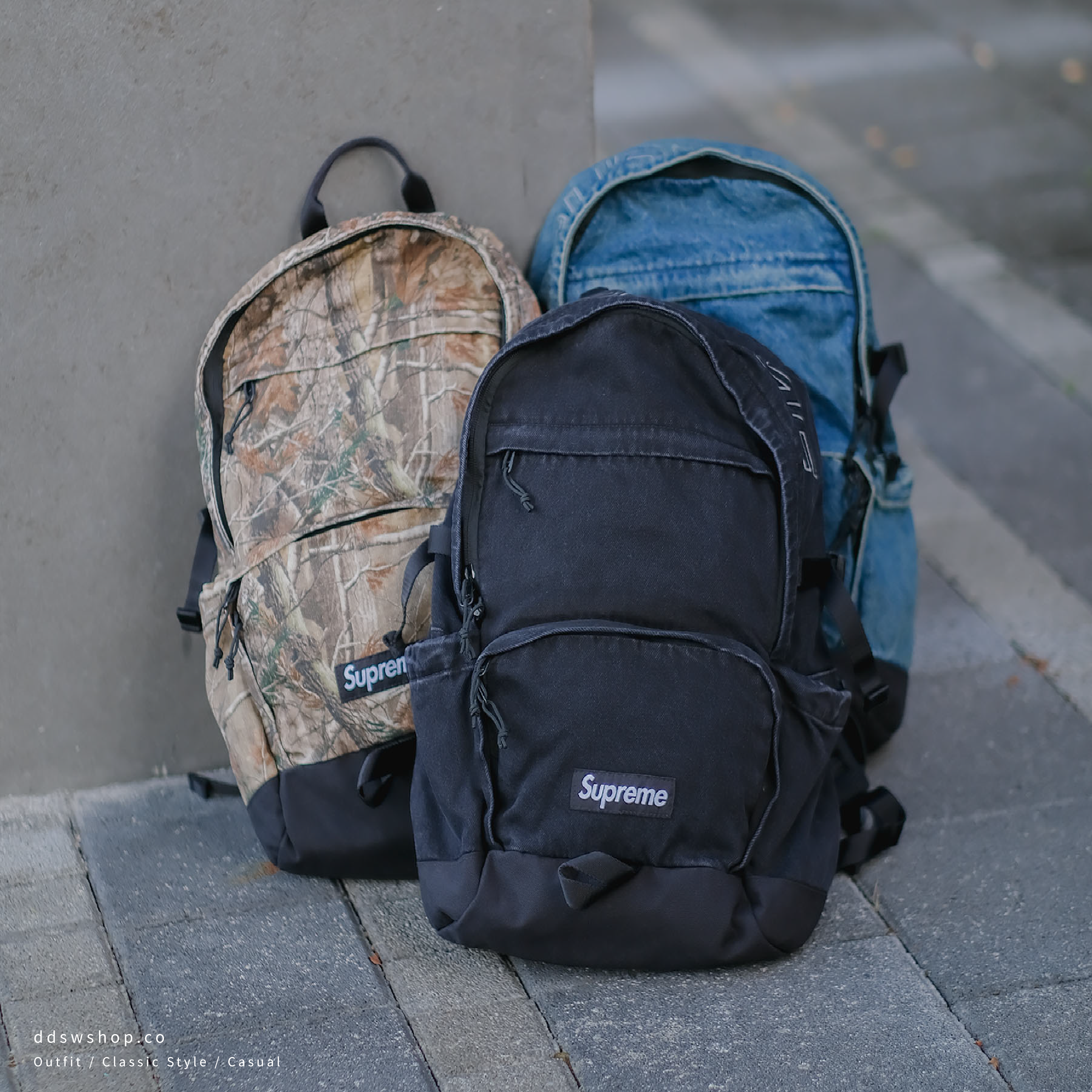 "代購+現貨" Supreme 25FW Denim Backpack 後背包