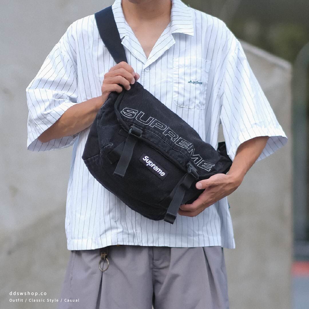 "代購+現貨" Supreme 25FW Denim Messenger Bag 郵差包