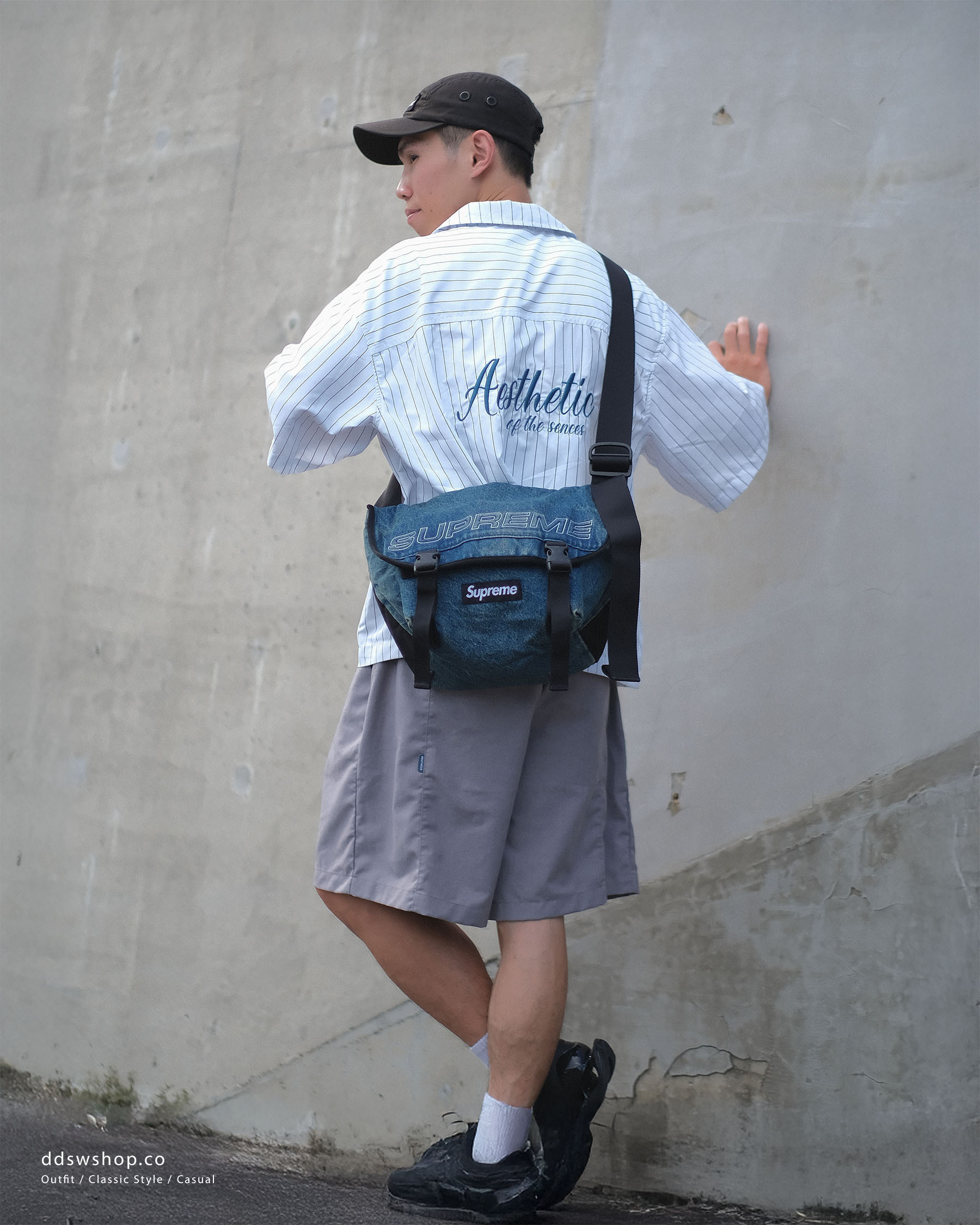 "代購+現貨" Supreme 25FW Denim Messenger Bag 郵差包