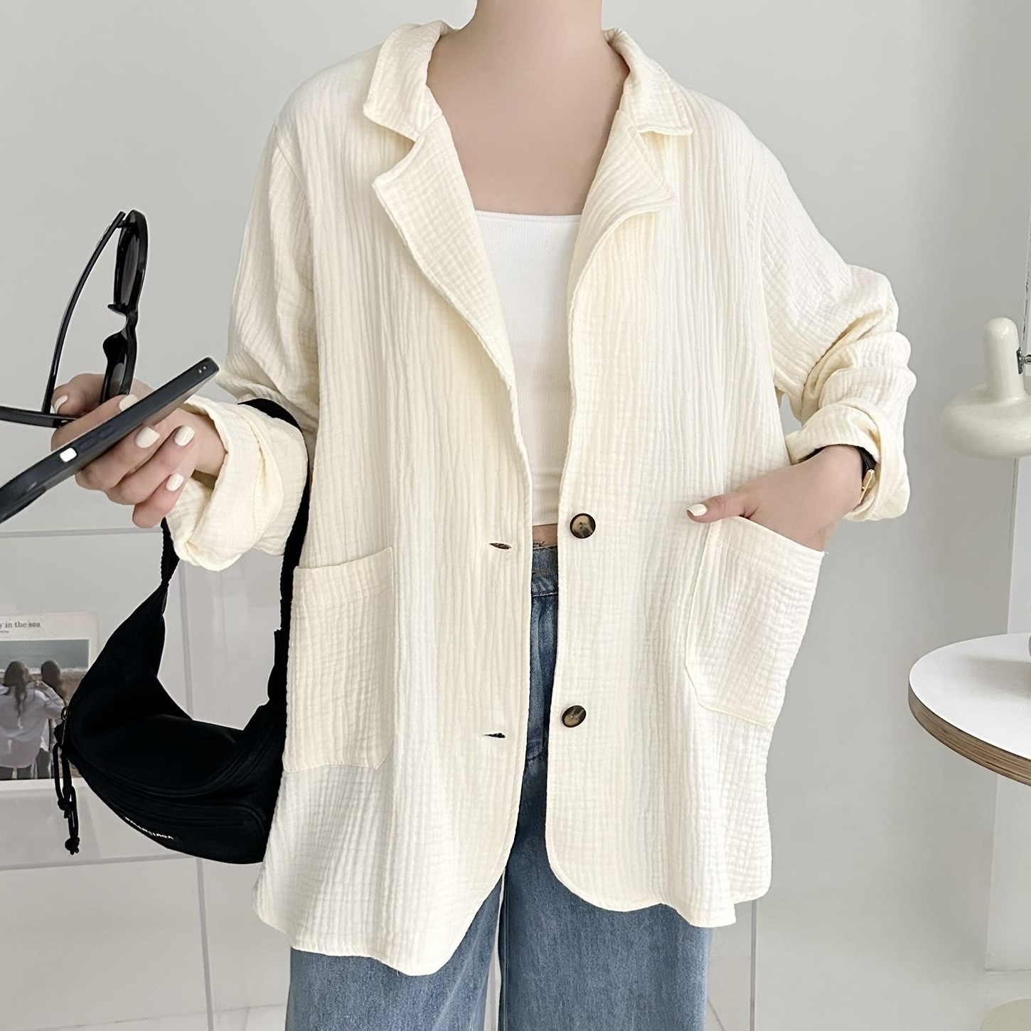 【BONNIE】BB棉西裝外套