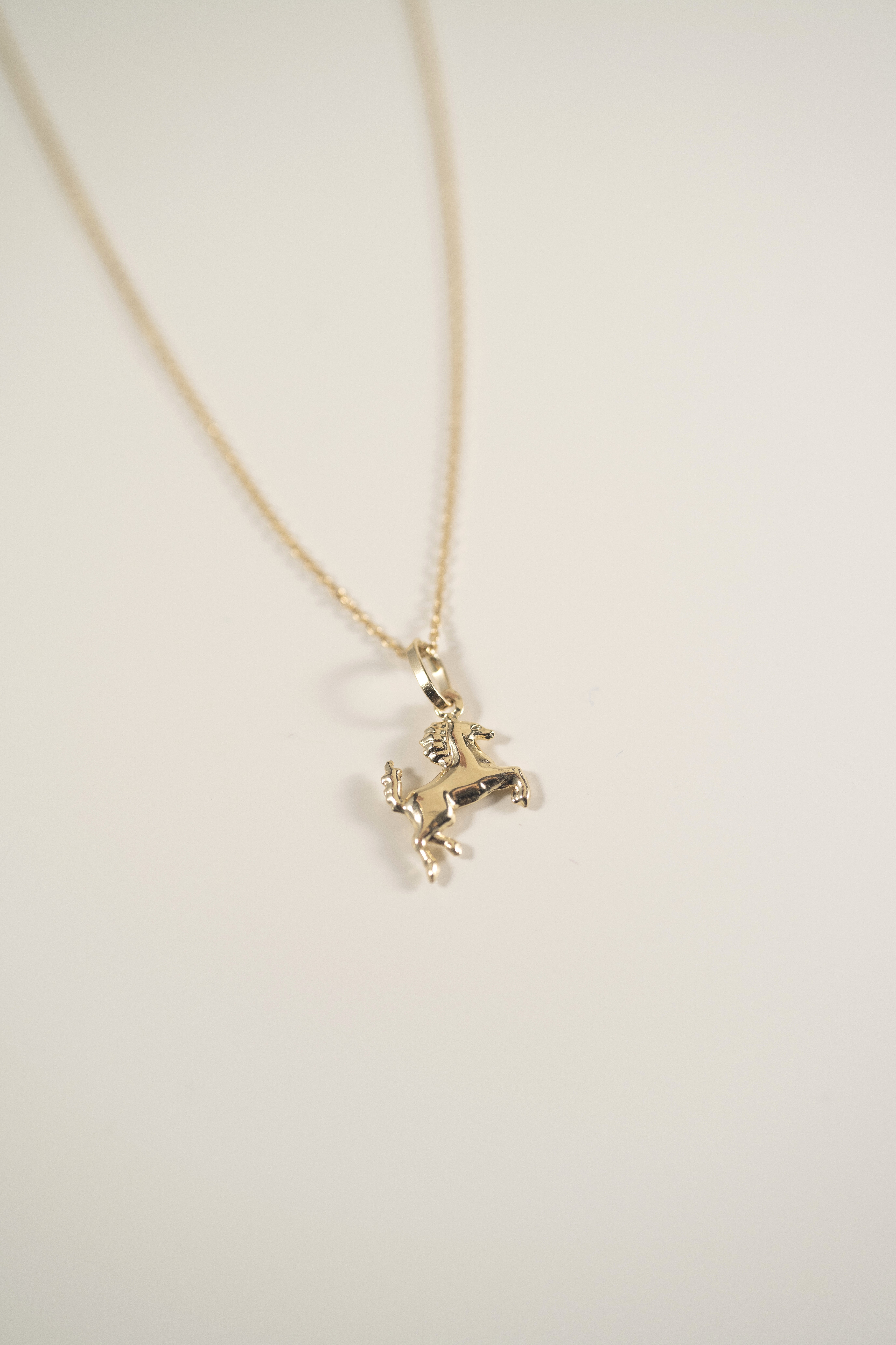18K Horse Pendant