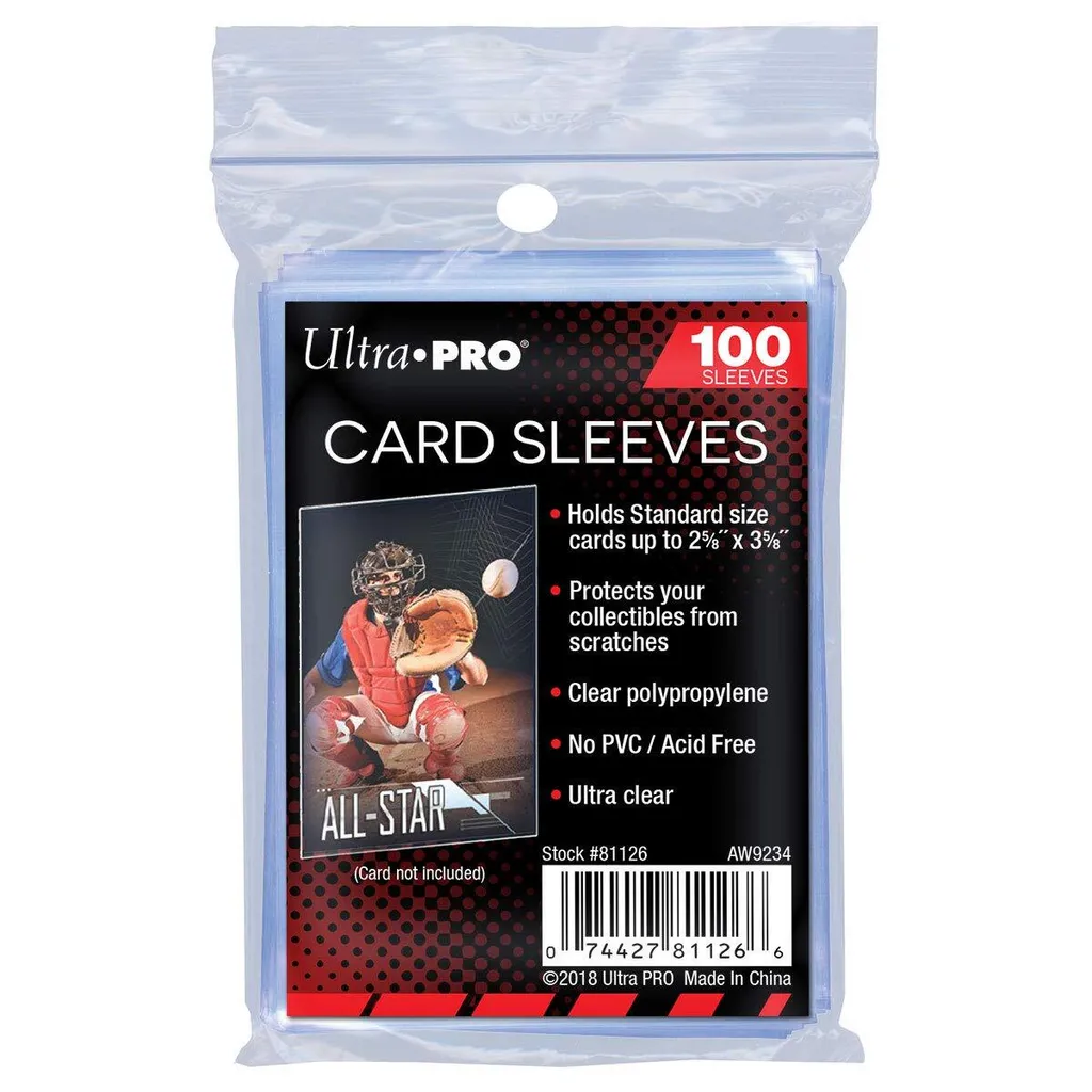 Ultra PRO Soft Trading Card Penny Sleeves 2.5" x 3.5" (100Pcs)