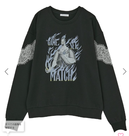 [代購][預訂] DISNEY VILLAINS 衛衣 ホワイト