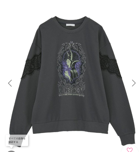 [代購][預訂] DISNEY VILLAINS 衛衣 ブラック