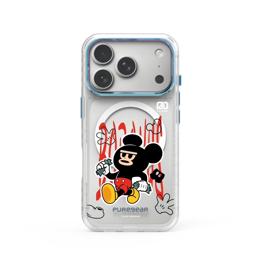 iPhone 冰鑽減壓防摔保護殼 / 米小鼠(PLAY BOBONUS勃勃猴)