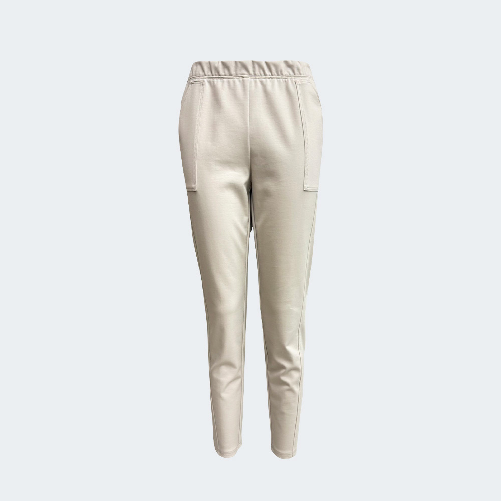 柔韌彈性八分窄管褲