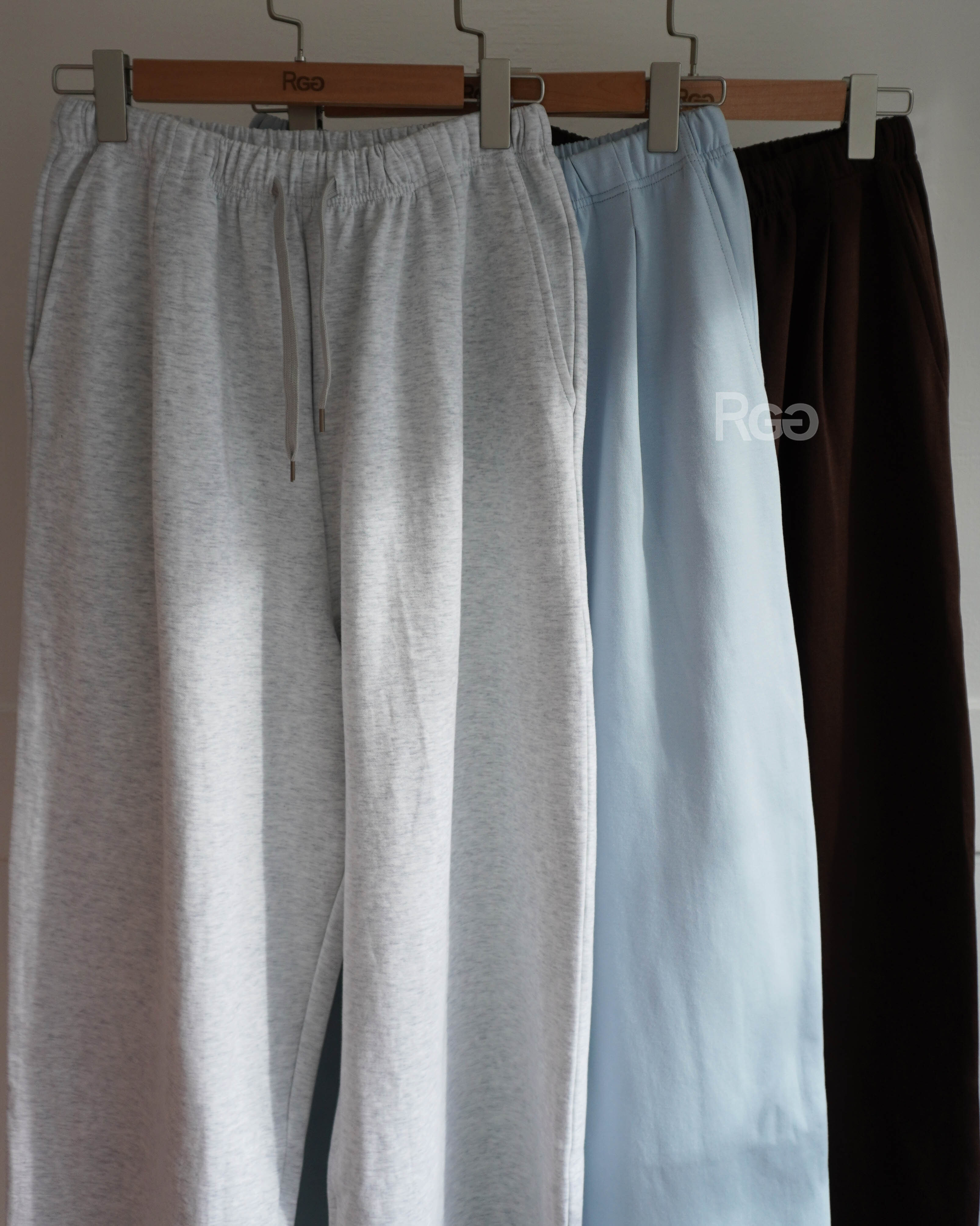 #25106 韓版寬鬆厚磅棉褲 三色正面照