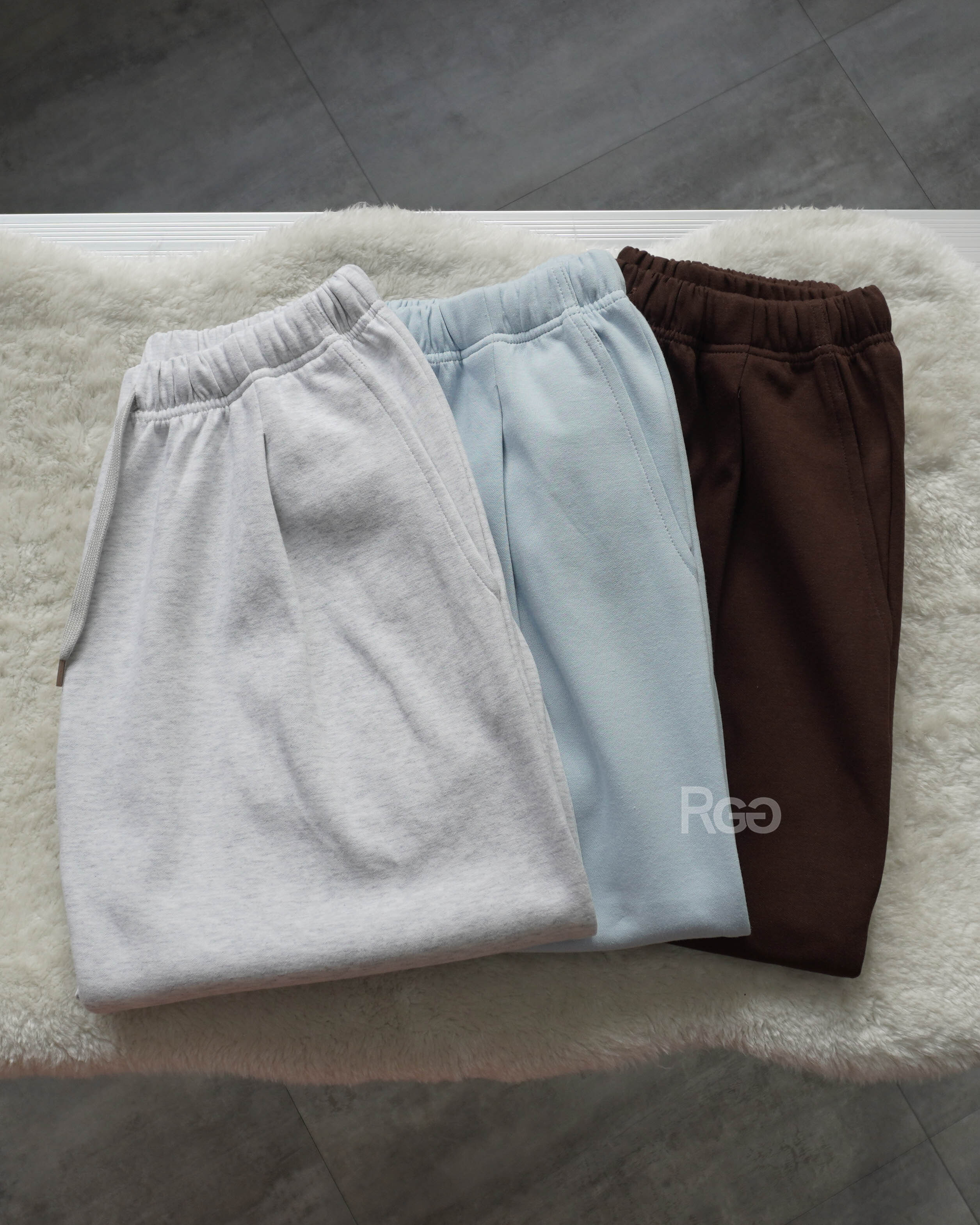 #25106 韓版寬鬆厚磅棉褲