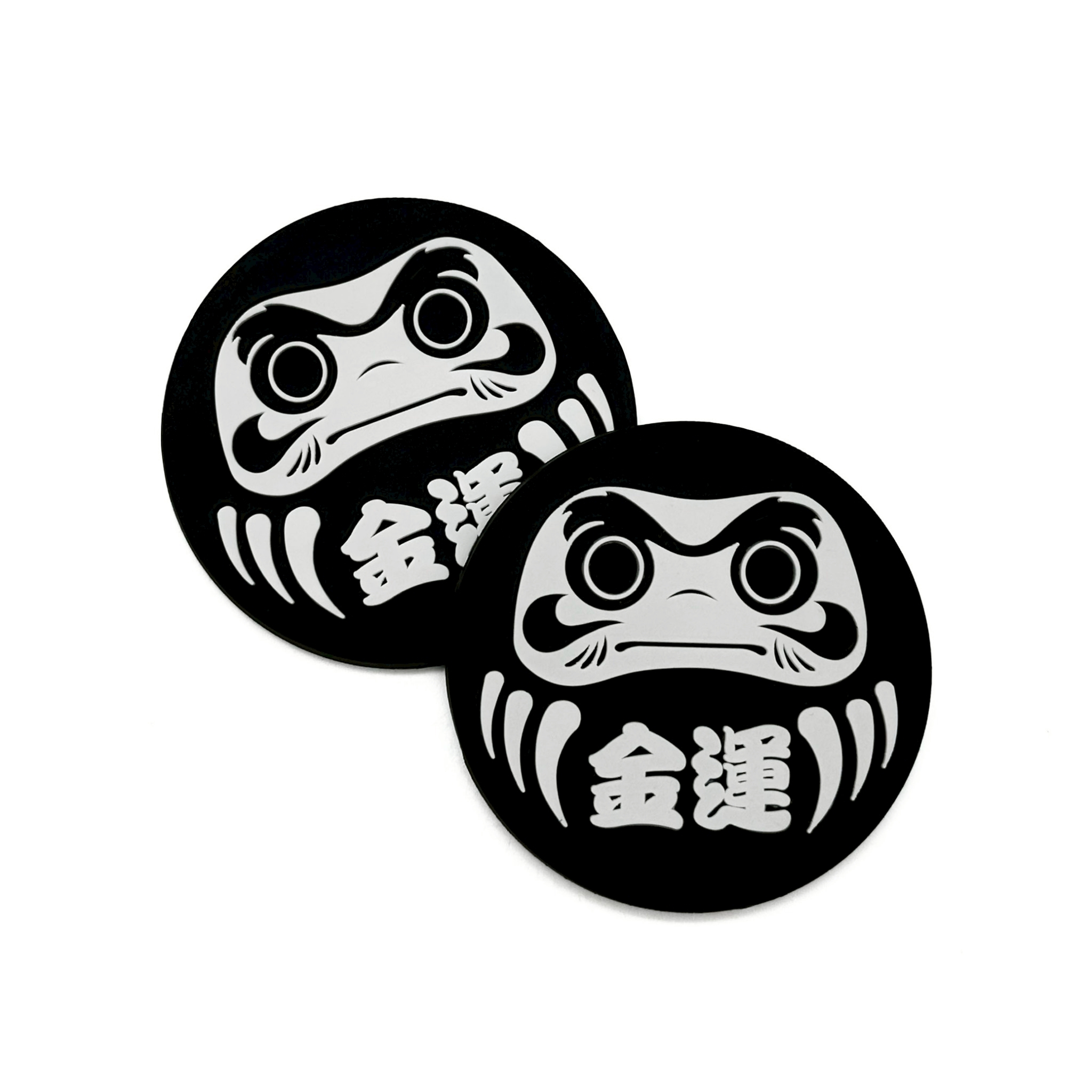 XCTRL 金運達摩杯墊-黑