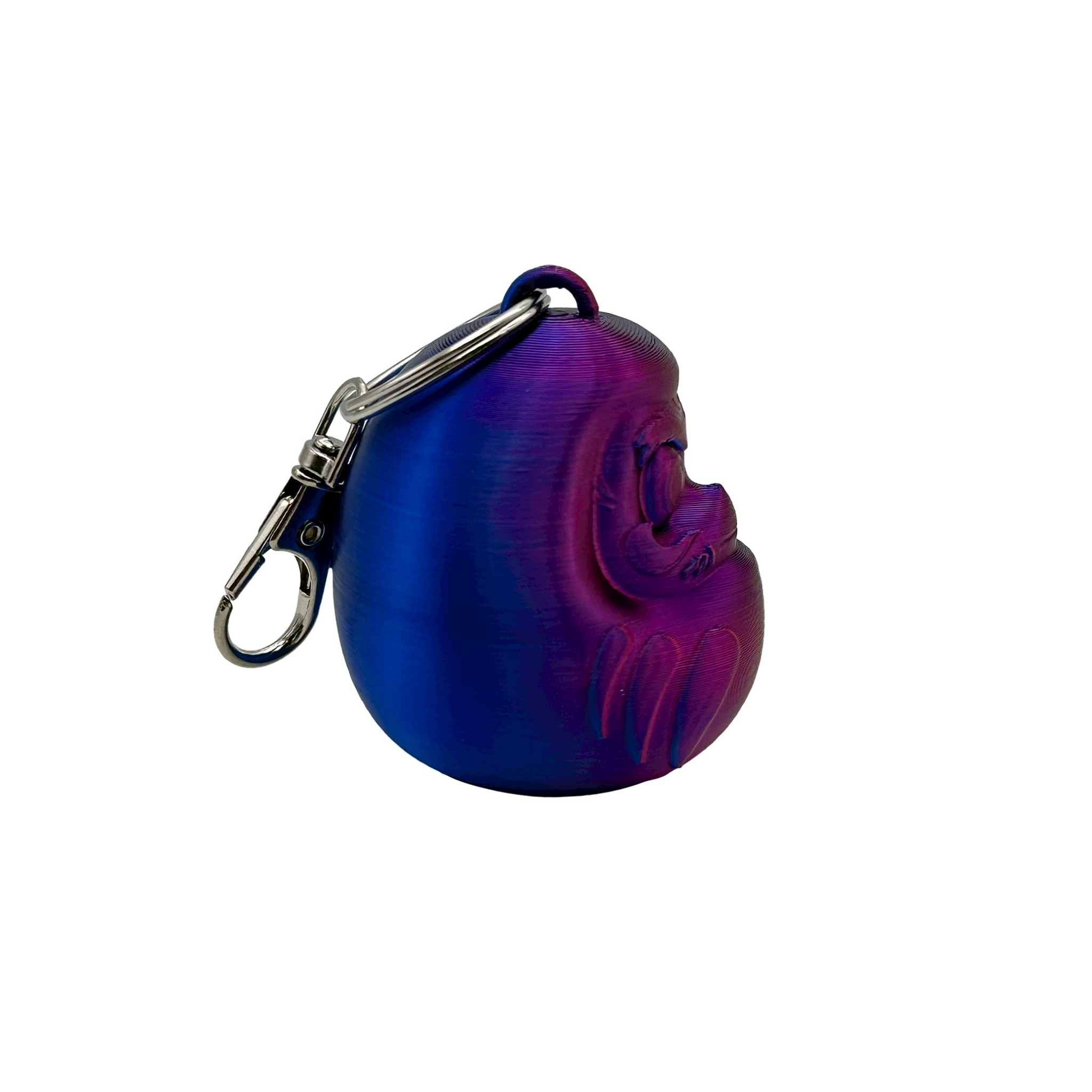 XCTRL 3D打印達摩鑰匙圈-藍紫