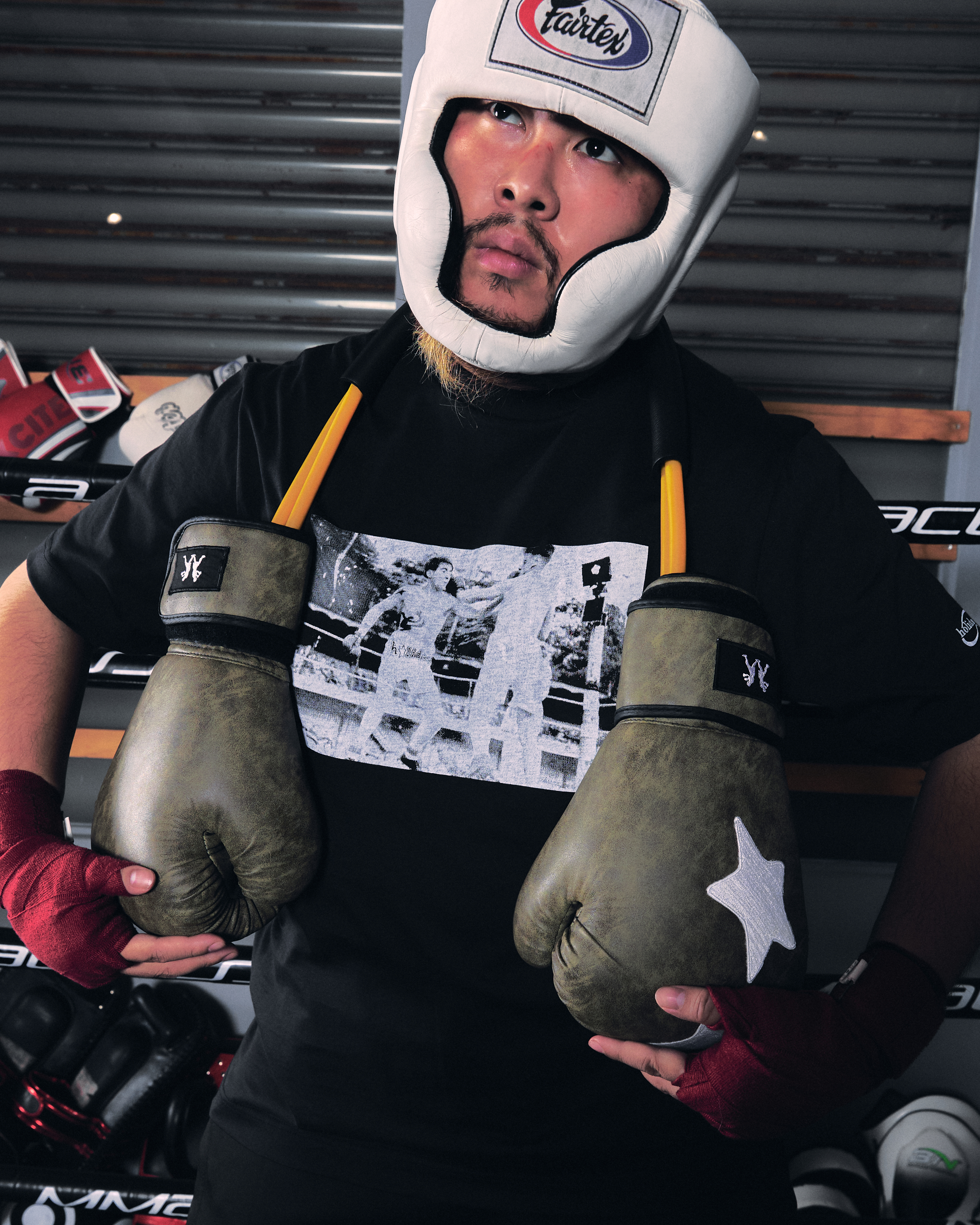 PLATEAU STUDIO｜Boxing Photo Tee (Black)