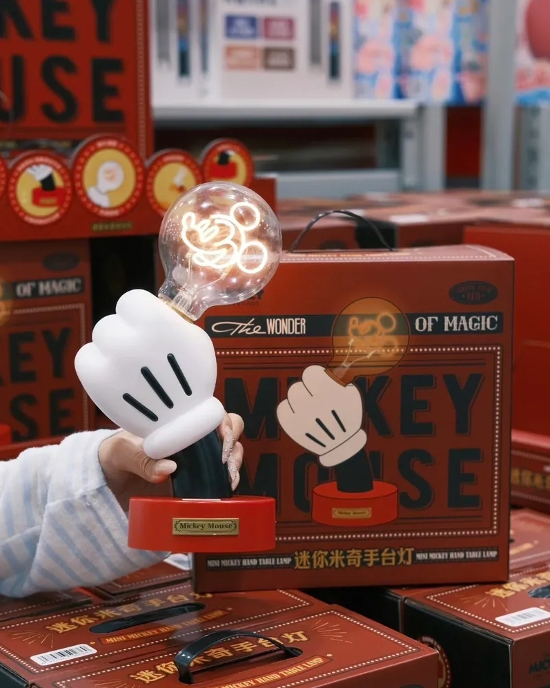 正版授權 Fantax Sunday Home 迪士尼 米奇手燈 無線夜燈 台燈