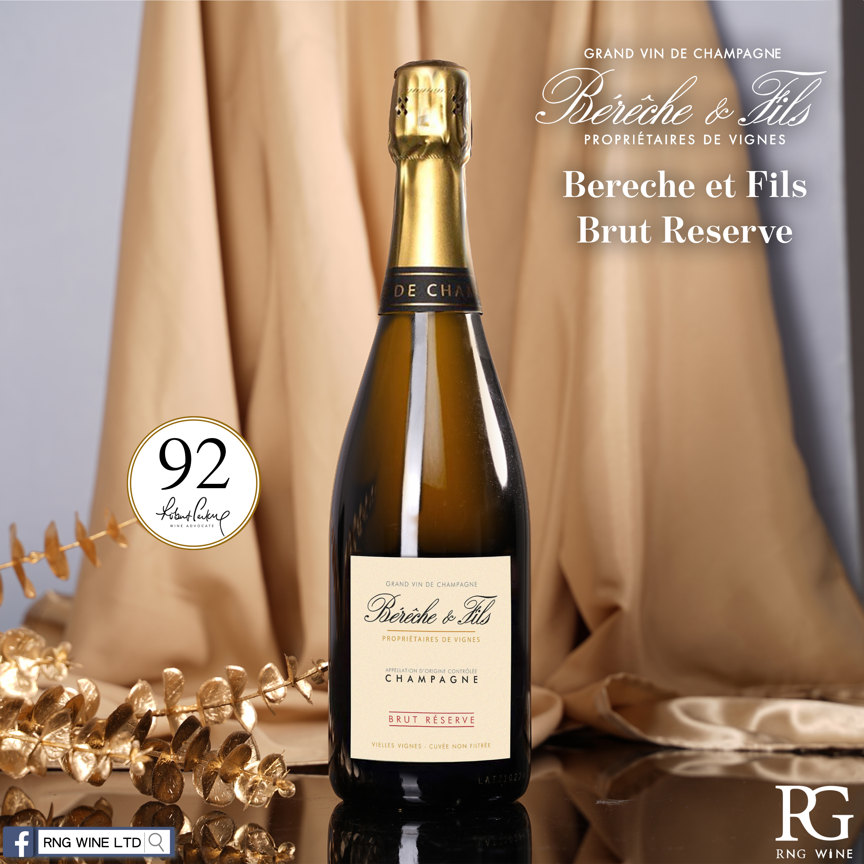Bereche et Fils Brut Reserve (RP92) - 6 Bottle Pack