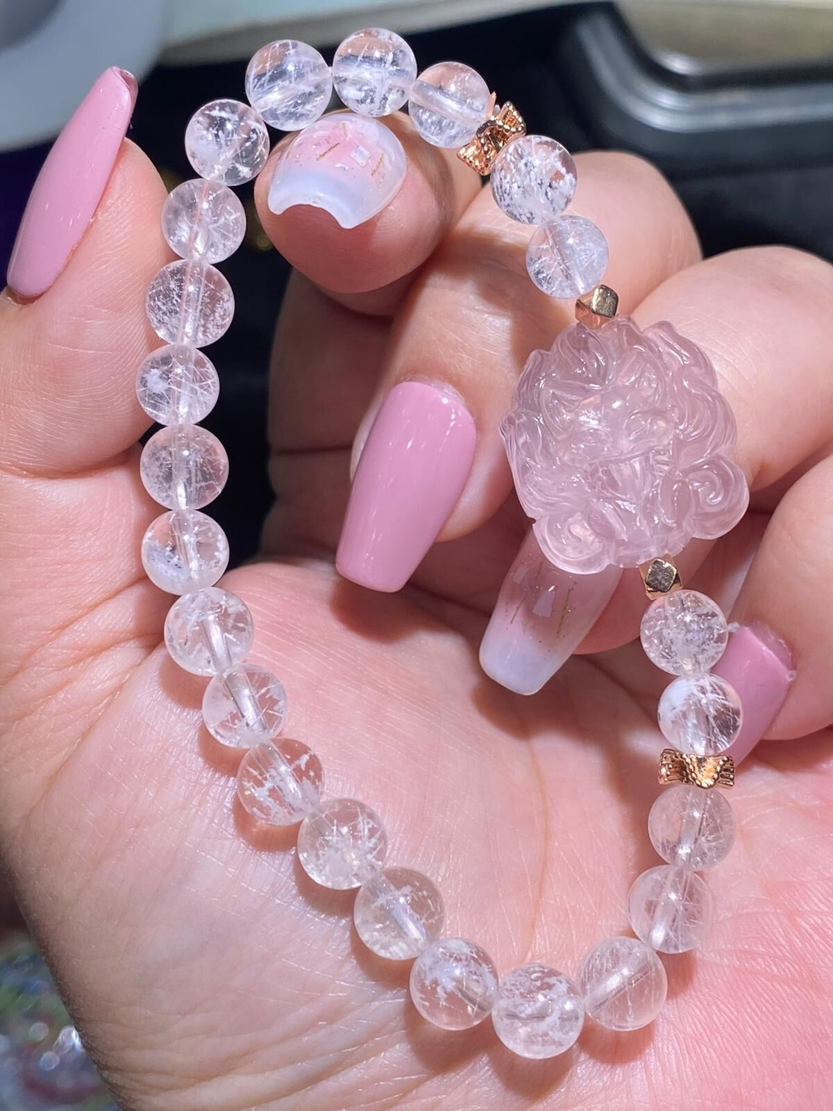 7mm 粉雪花幽靈手狐