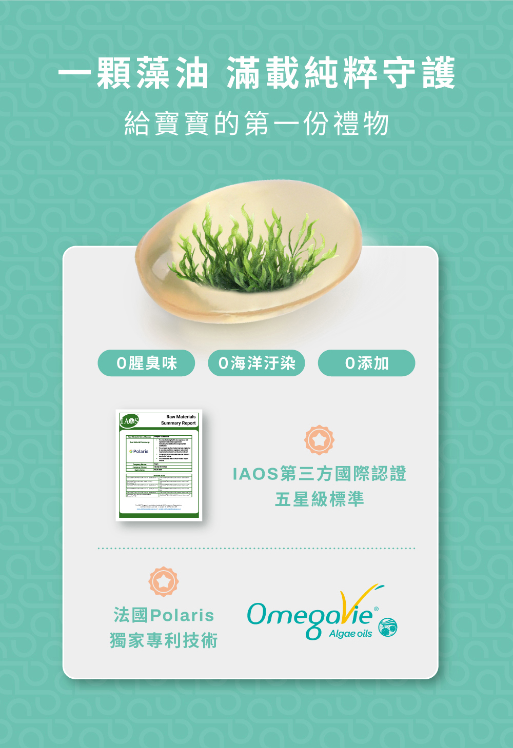 藻之道丨法國超臨界藻油 DHA 80%