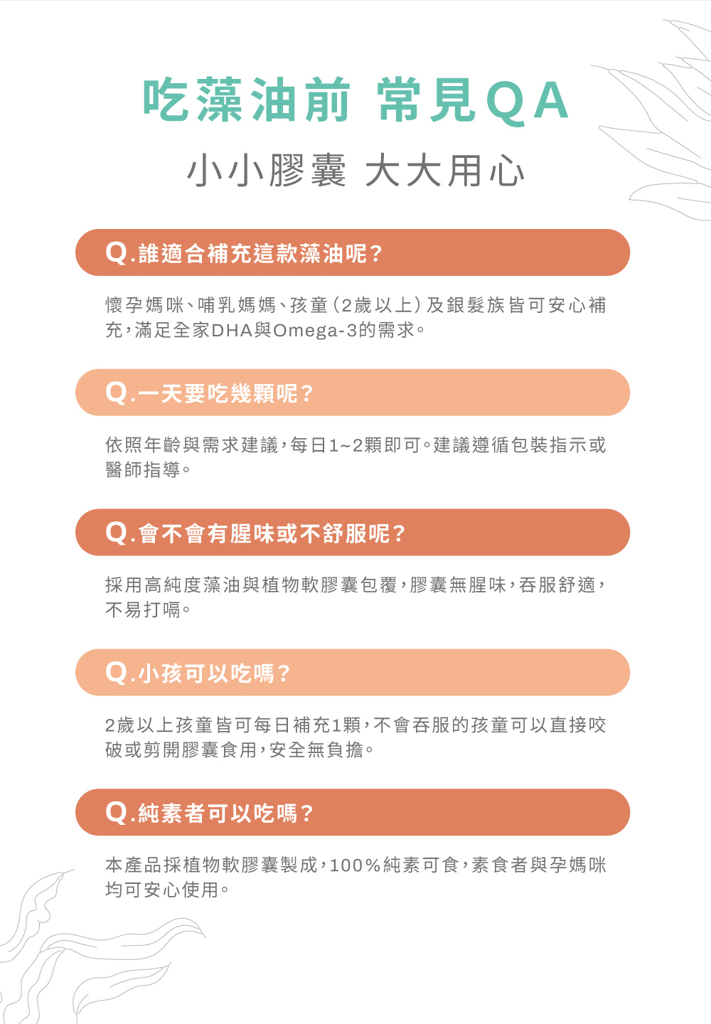 藻之道丨法國超臨界藻油 DHA 80%