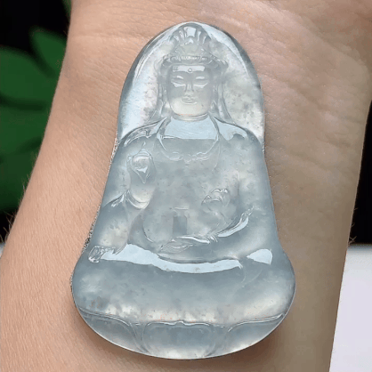 911333 翡翠冰種觀音