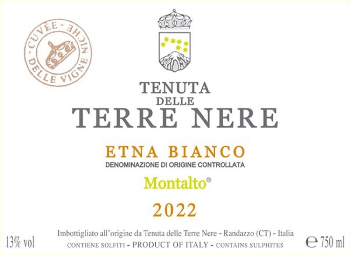 Tenuta delle Terre Nere Etna Bianco Contrada Montalto 2022 (JS92)