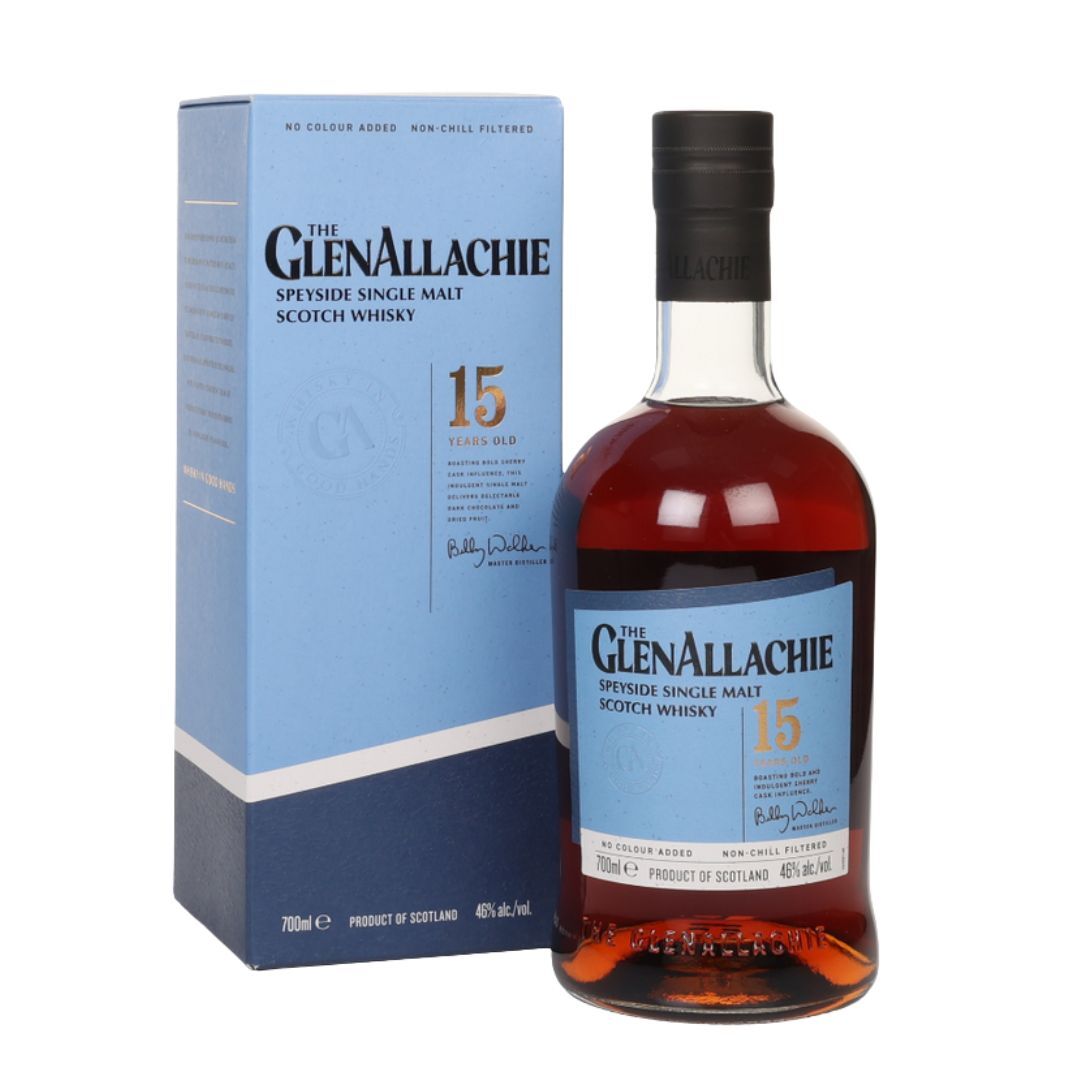 The GlenAllachie 15 Year Old Single Malt Scotch Whisky 700mL