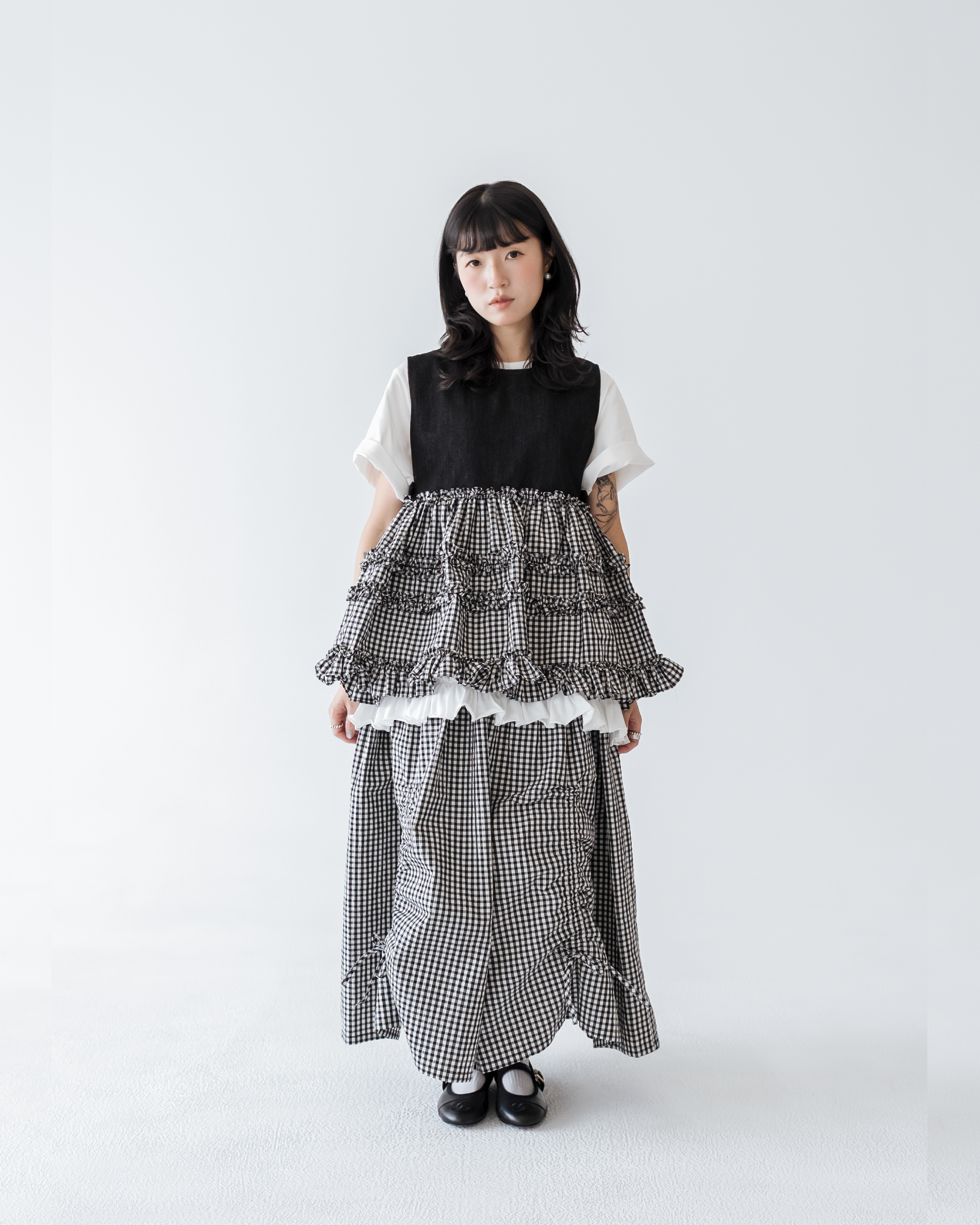 【 Kiki.co Made 】Kiki And Bouba Plaid Skirt