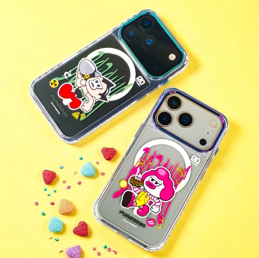 iPhone 冰鑽減壓防摔保護殼 / 麥薯薯(PLAY BOBONUS勃勃猴)